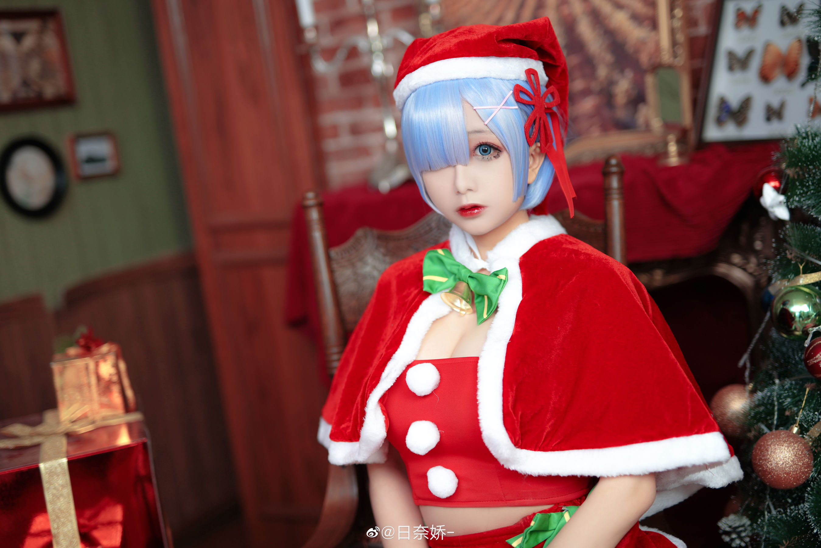 日奈娇 – 蕾姆圣诞 [9P]