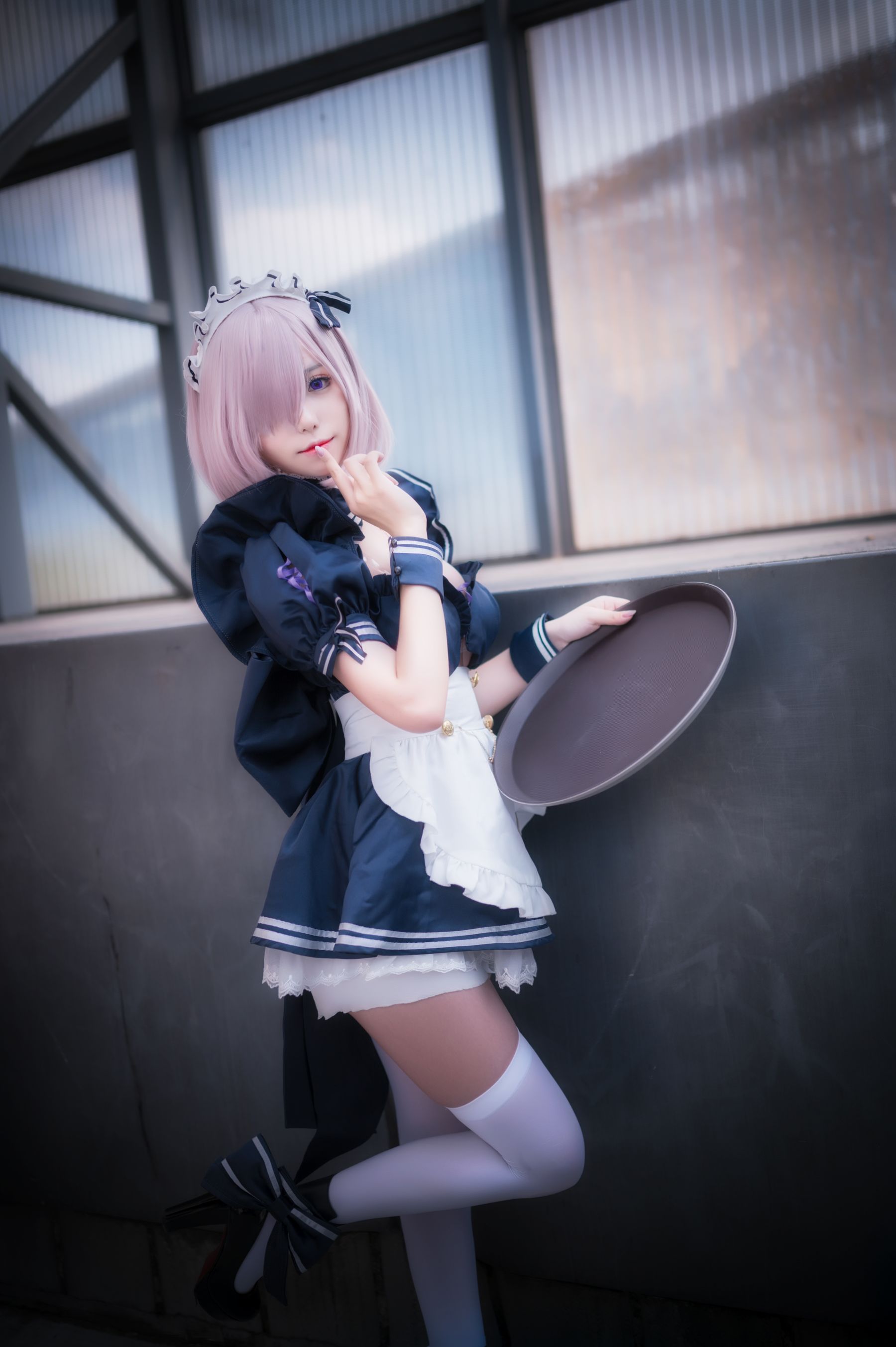 芋圆侑子SJ_ – 黑枪呆女仆自拍 [23P]