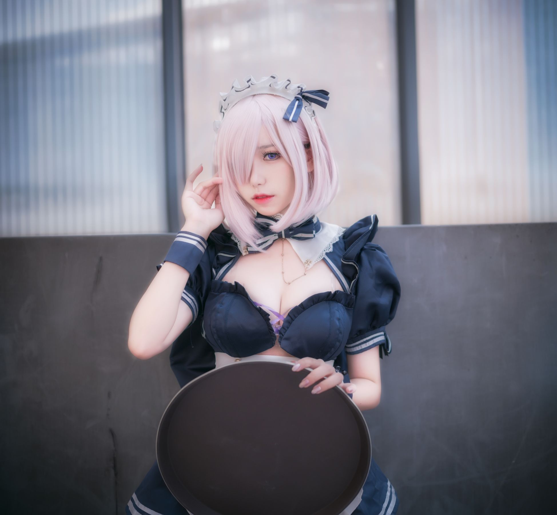 芋圆侑子SJ_ – 黑枪呆女仆自拍 [23P]