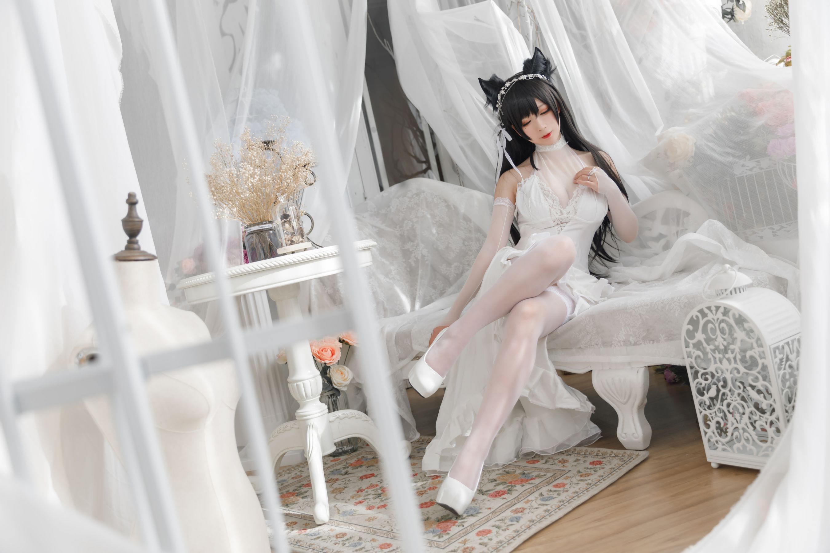 动漫博主樱落酱w – 爱宕花嫁 [19P]