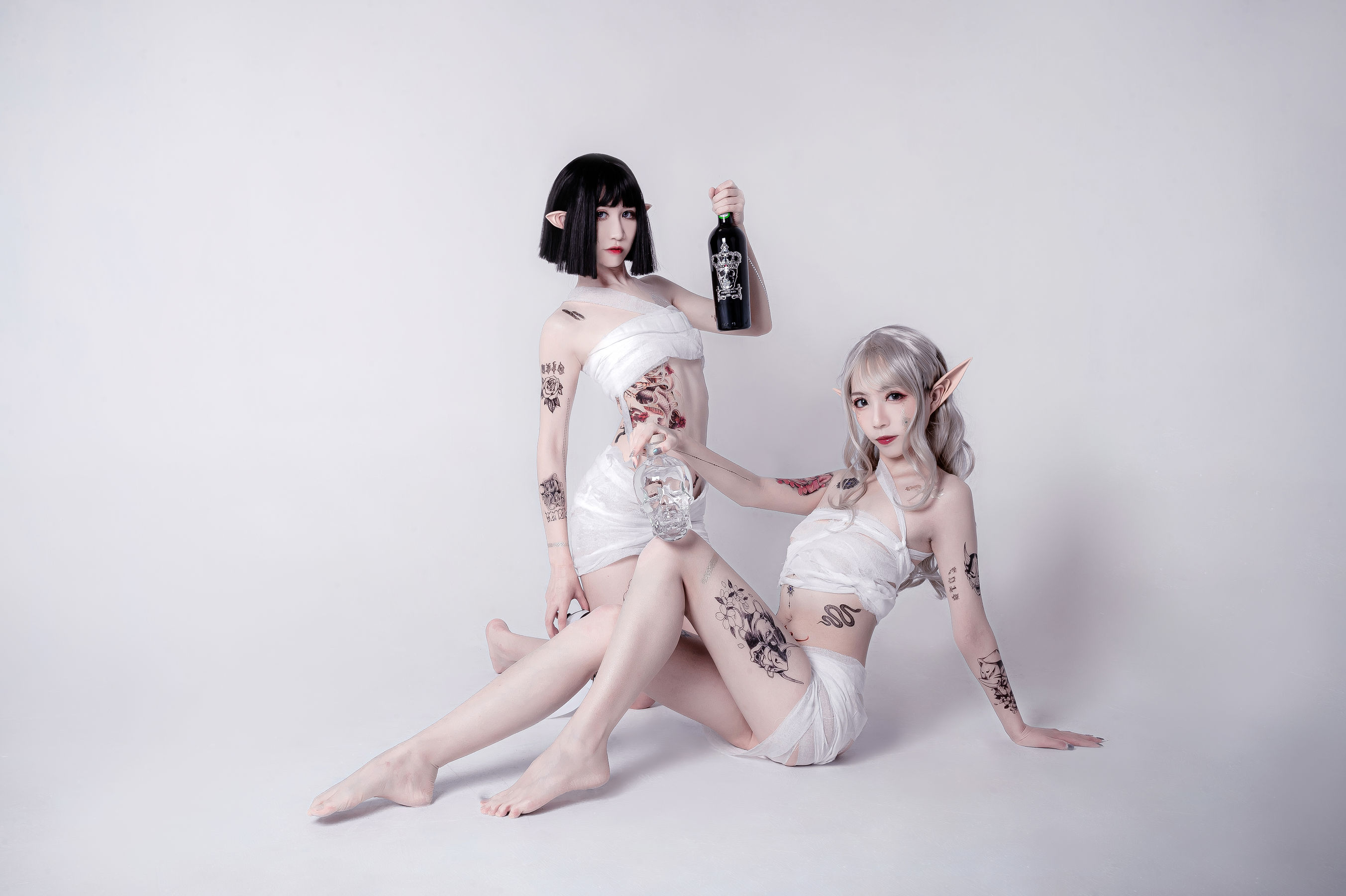 动漫博主阮邑_Fairy – 绑带和武士 [41P]