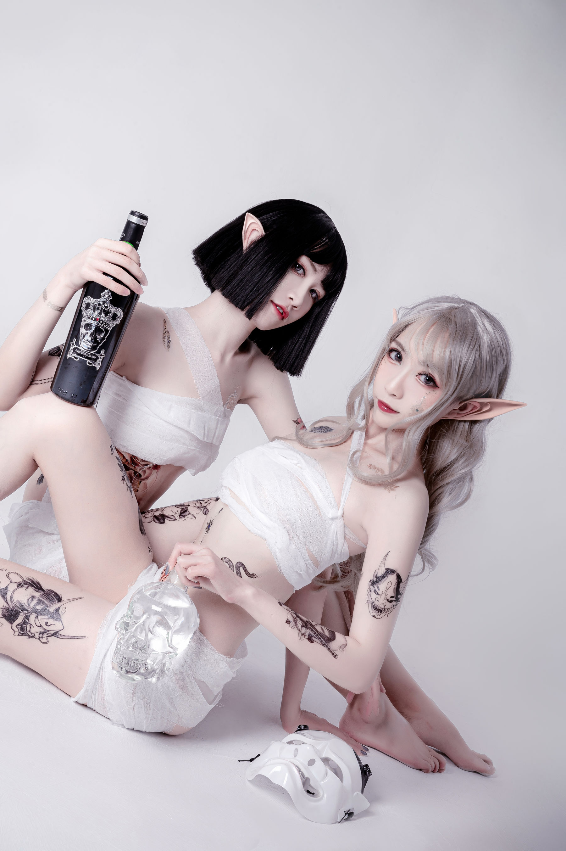 动漫博主阮邑_Fairy – 绑带和武士 [41P]