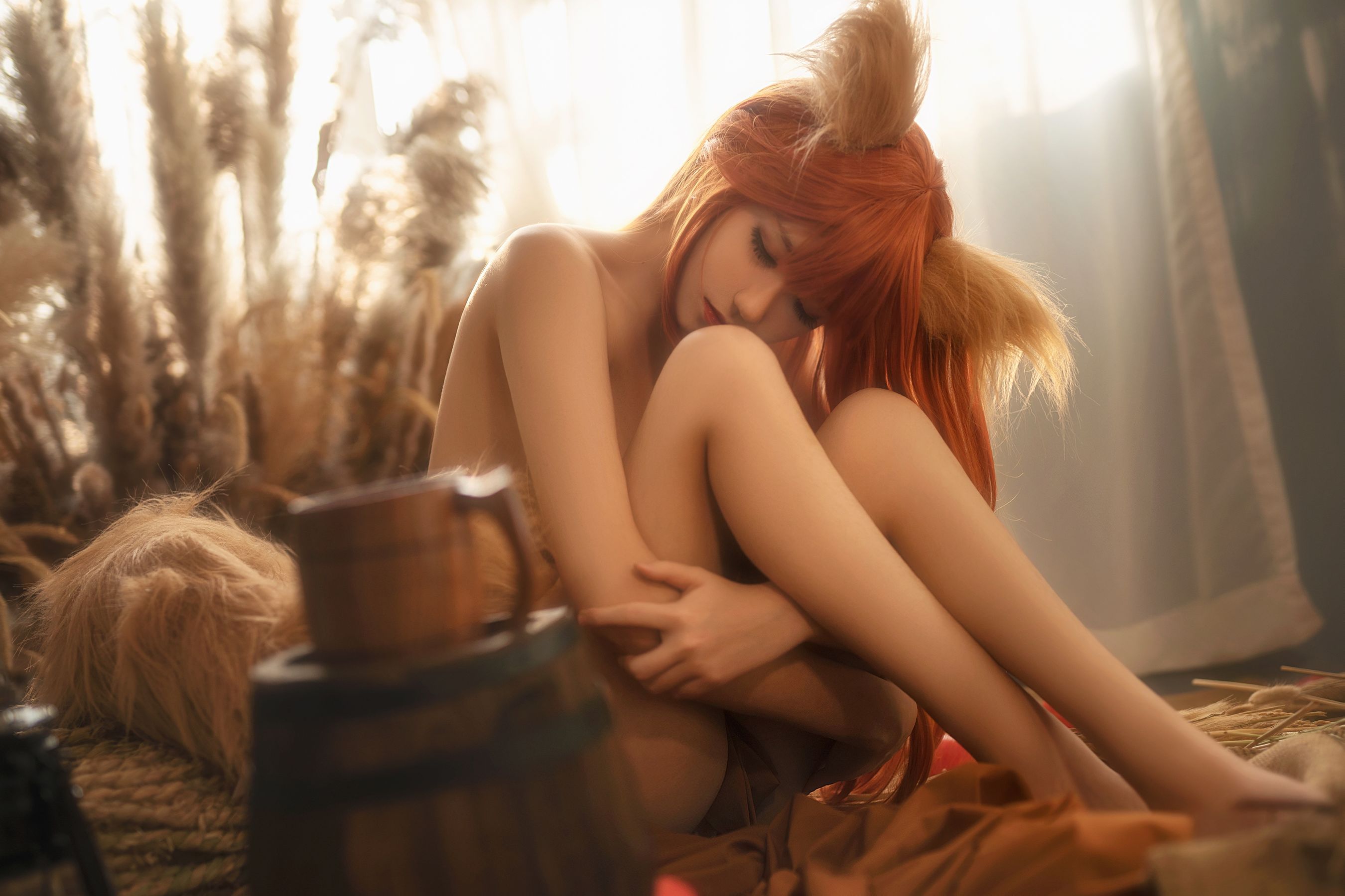 动漫博主南桃Momoko 赫萝裸体 [14P]