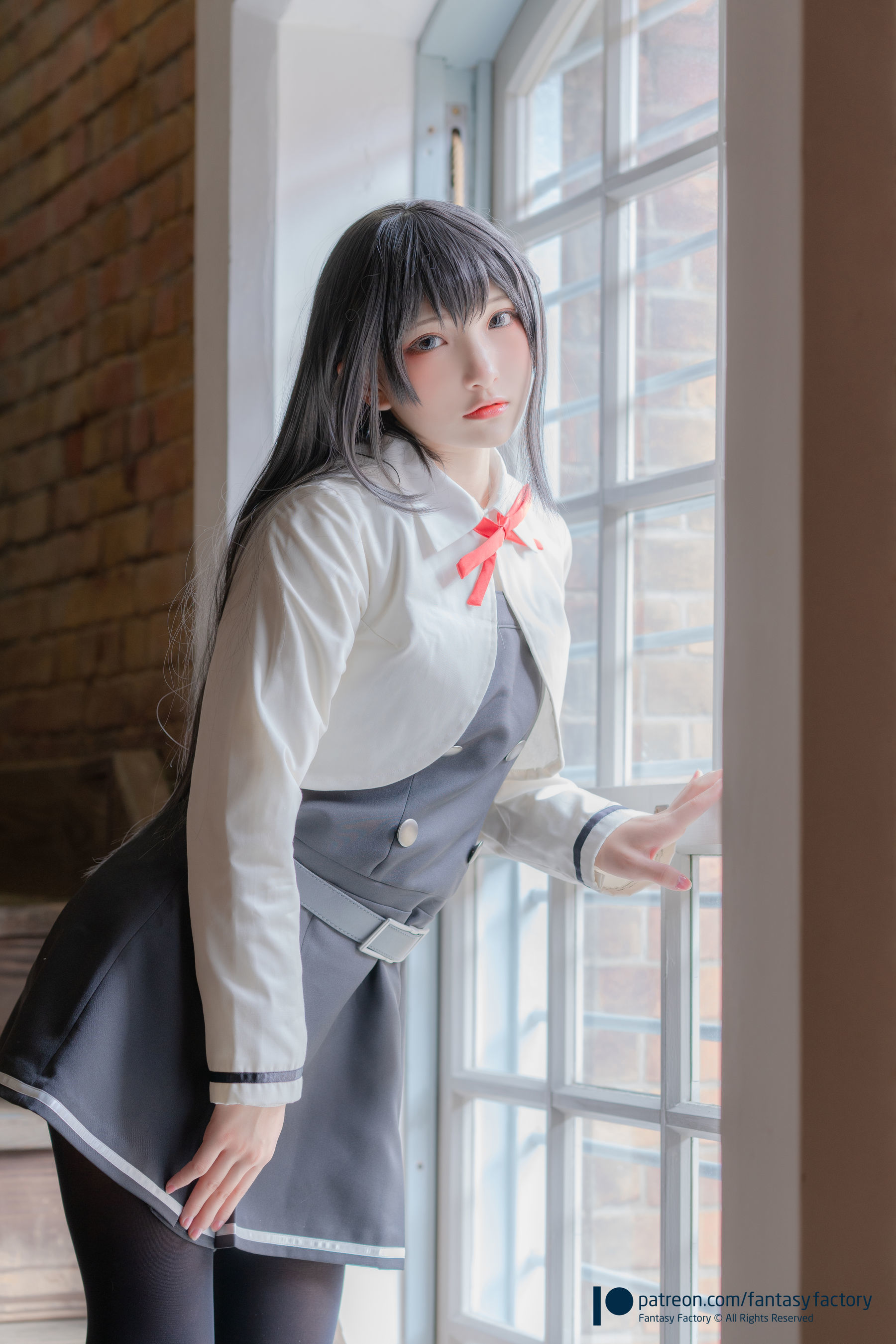 小丁Cosplay 2020.01 [Fantasy Factory] 黑丝 和服 JK [89P]
