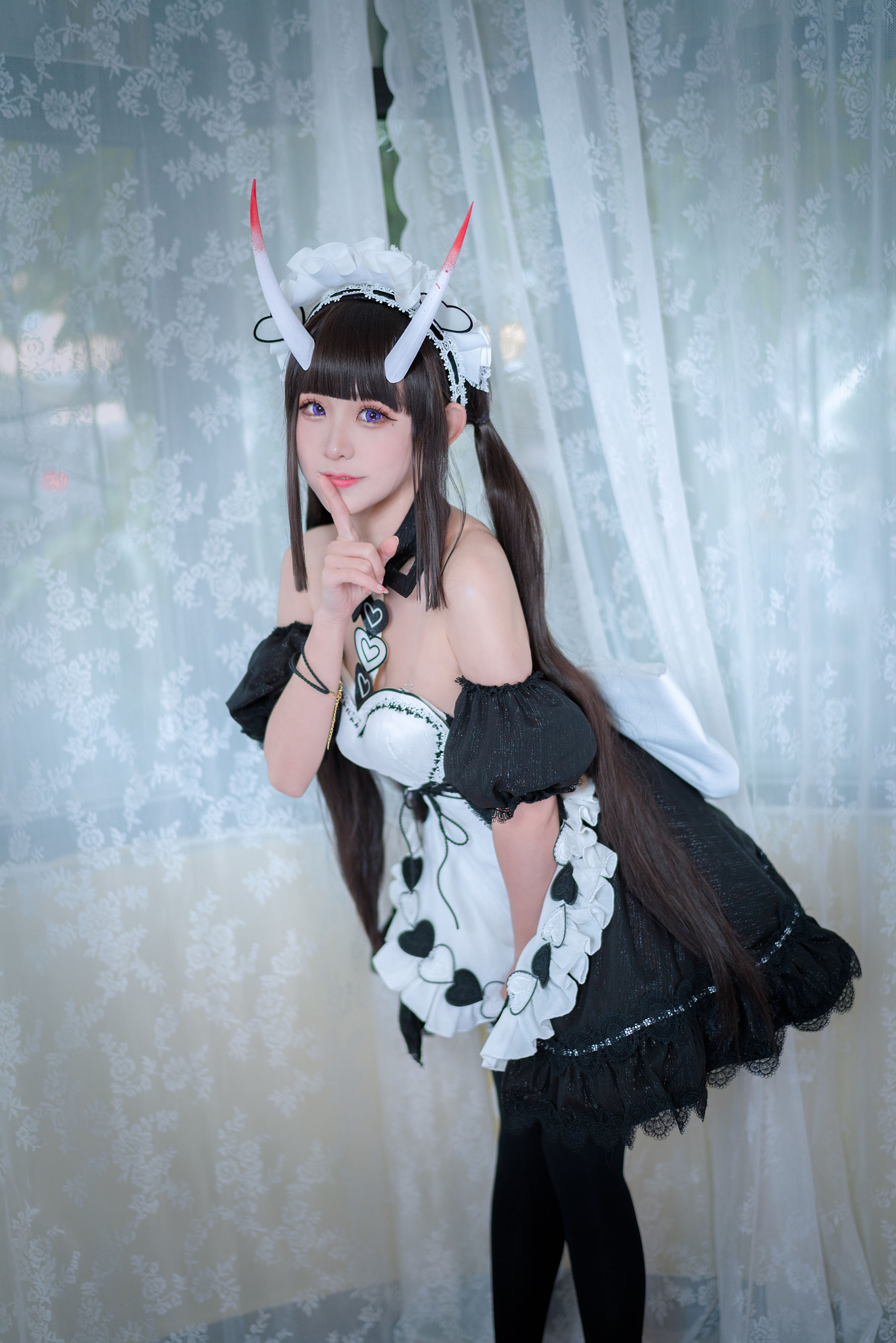 miko酱ww – 碧蓝航线 能代女仆 [36P]