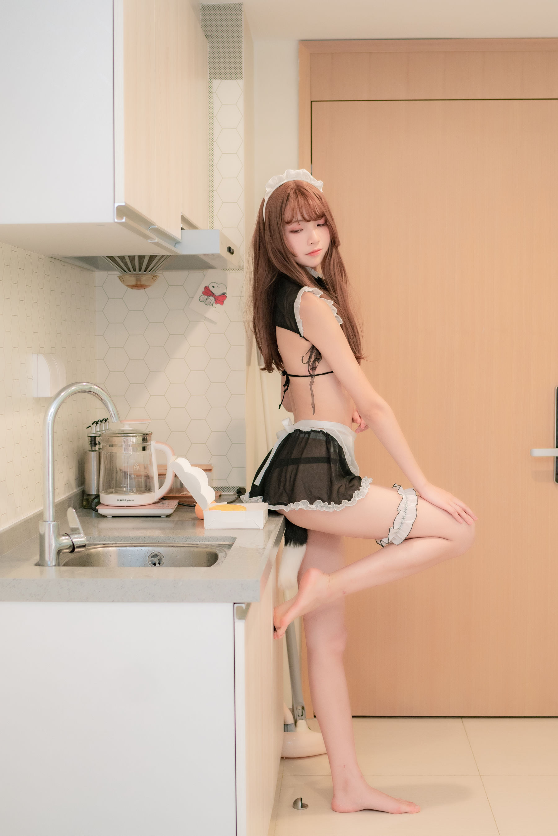 清纯妹子西瓜 私房女仆 [25P]