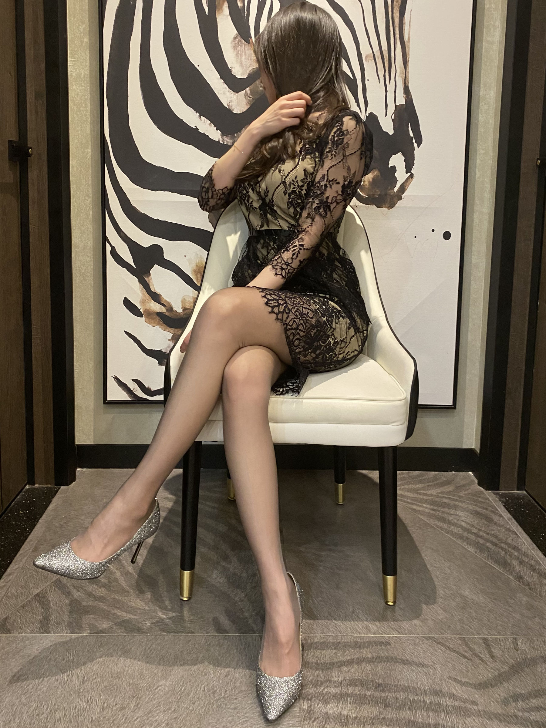 丝足博主麋鹿_Monroe 2020.02.09 蕾丝缕空 [34P]