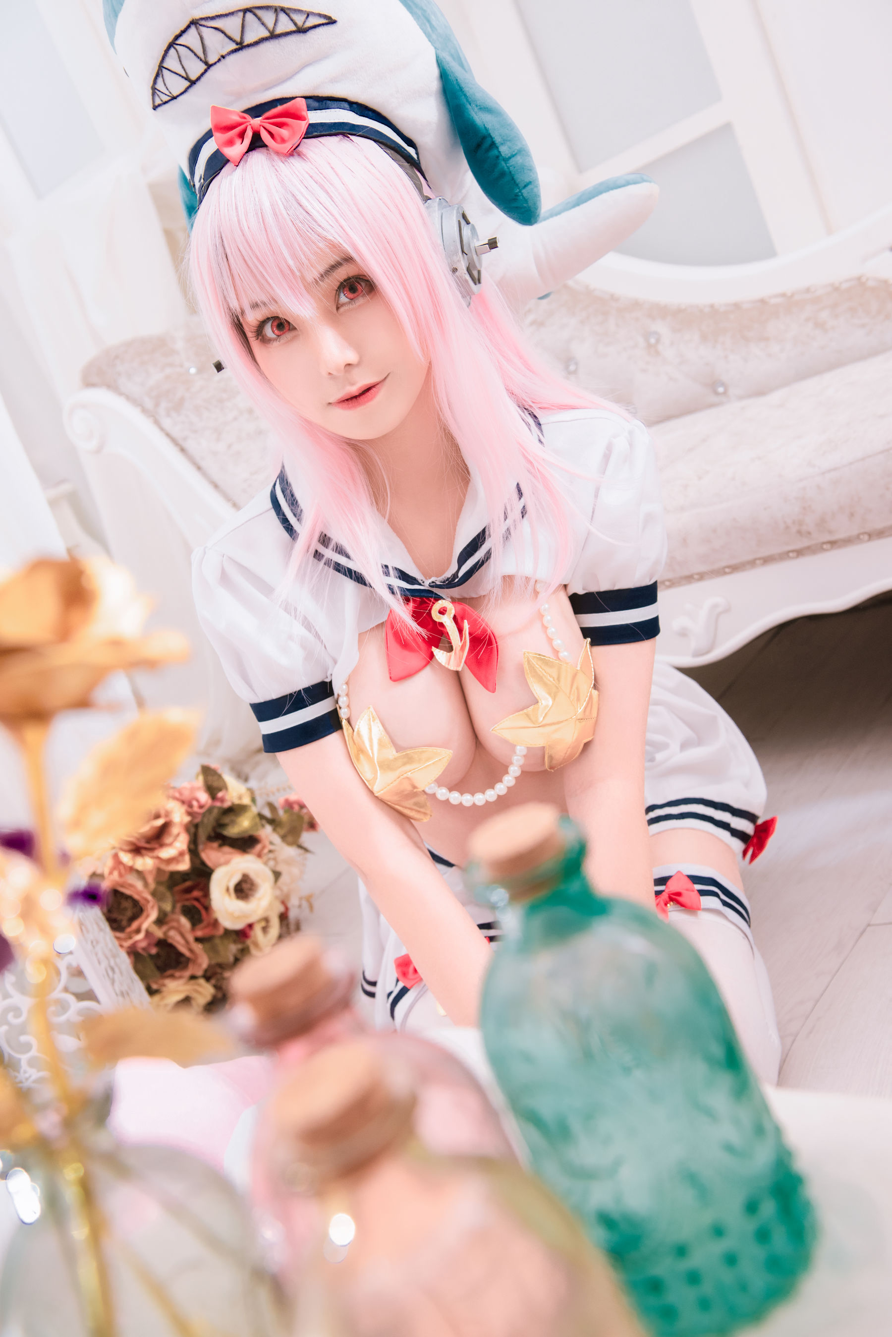 [Cosplay写真] 萌系小姐姐蜜汁猫裘 – 索尼子双鱼座 [12P]