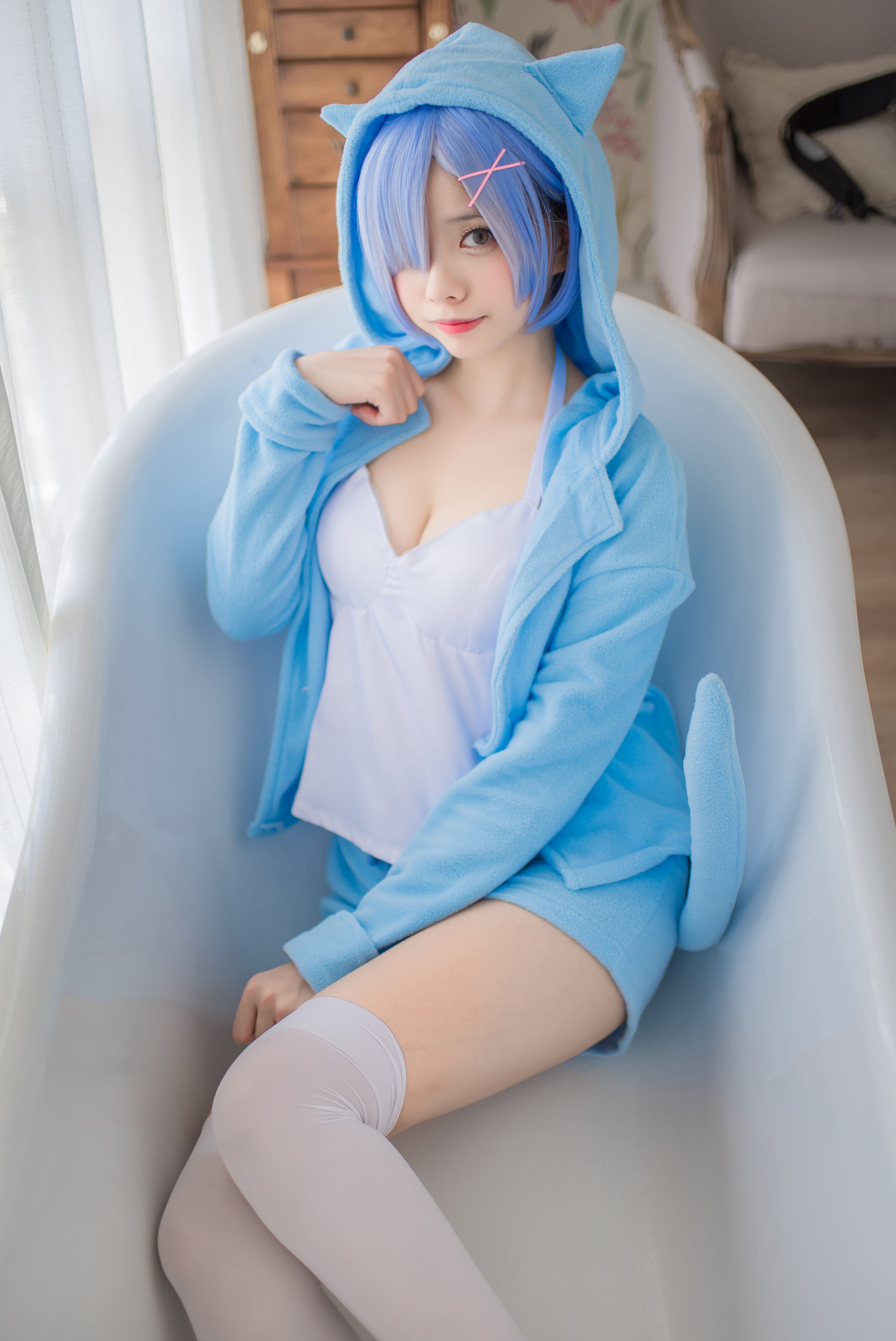 萌系小野妹子w 蕾姆 蓝色精灵 [22P]