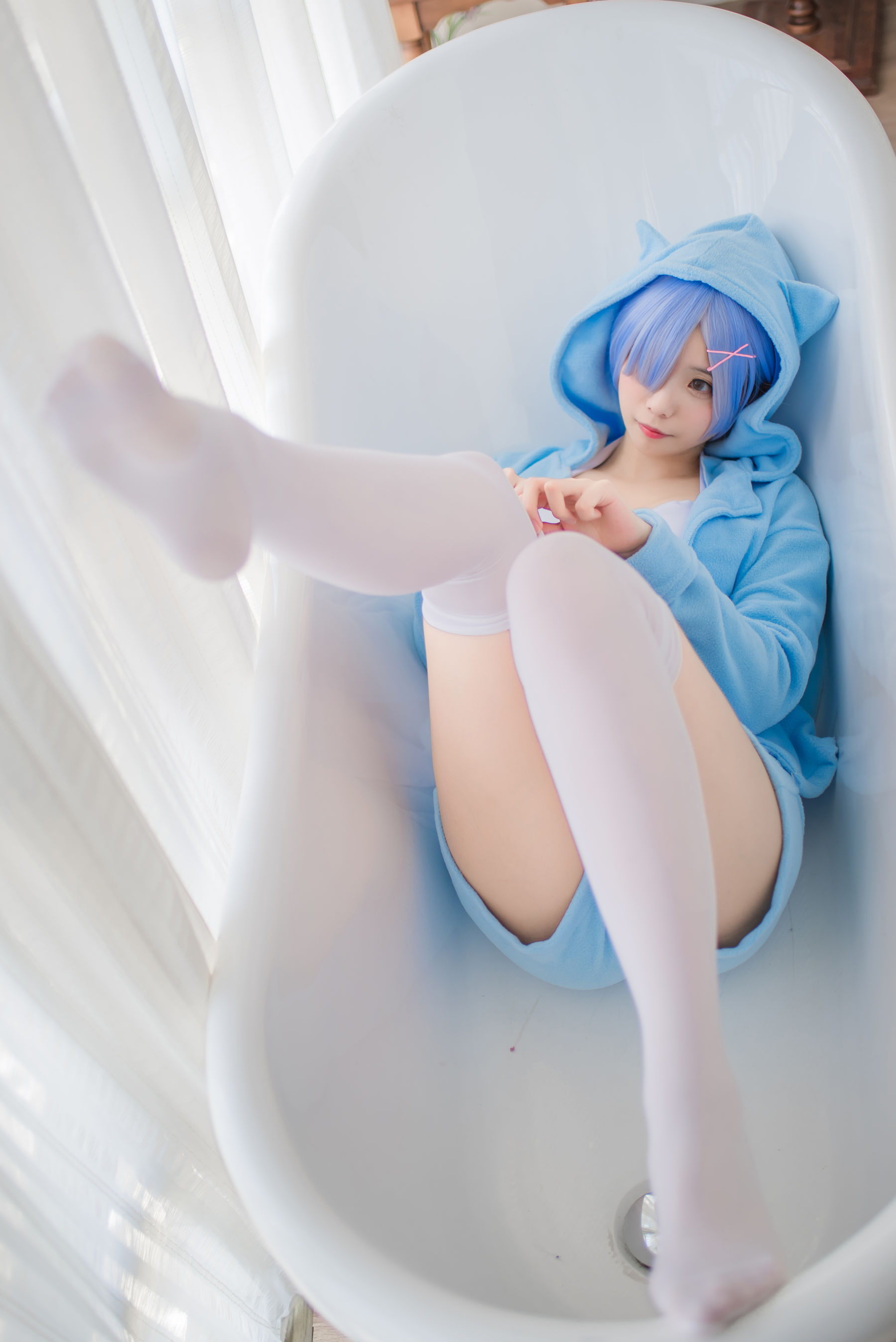 萌系小野妹子w 蕾姆 蓝色精灵 [22P]