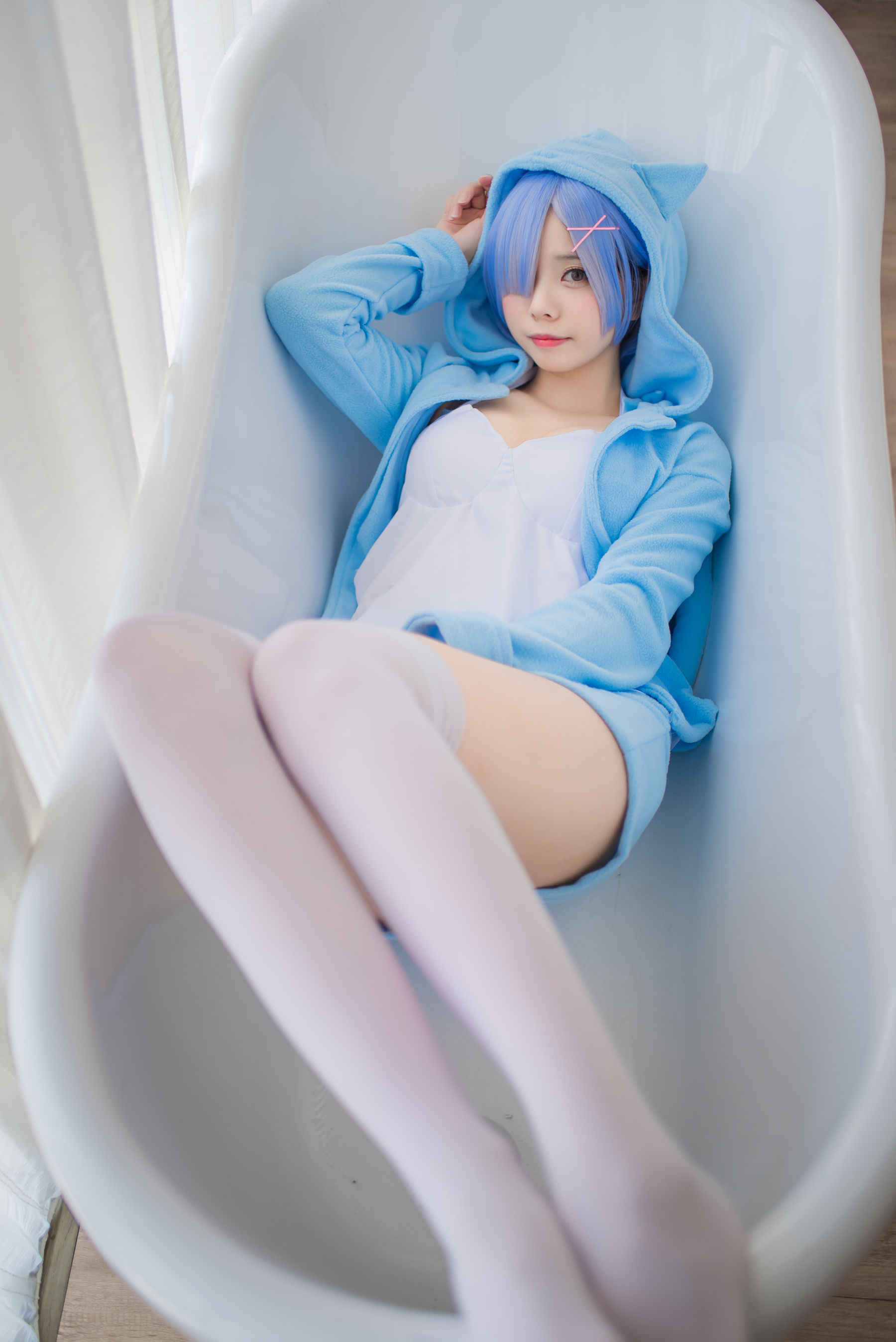 萌系小野妹子w 蕾姆 蓝色精灵 [22P]