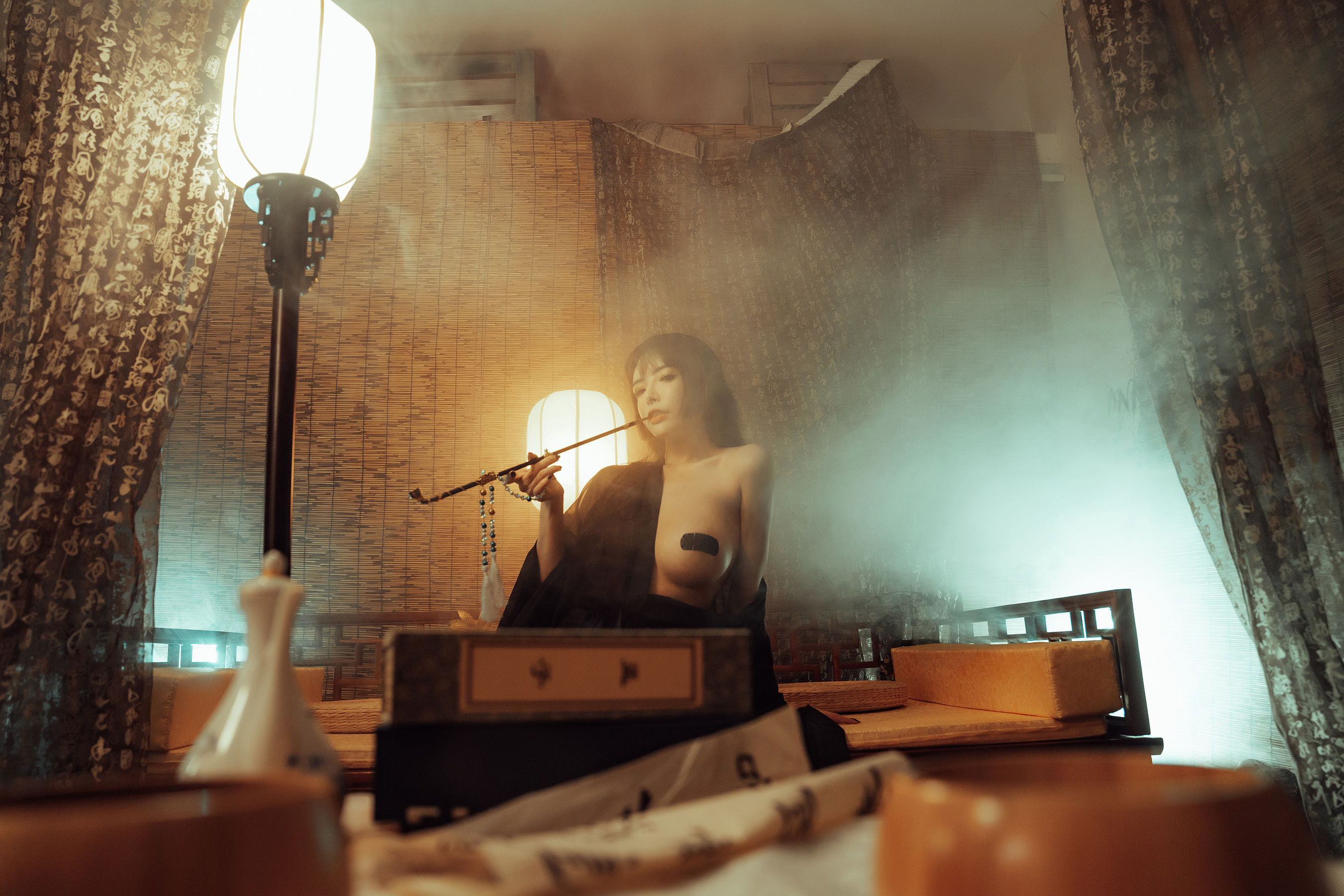 秋和柯基(夏小秋秋秋) – 穿黑纱的小妖精 [38P]