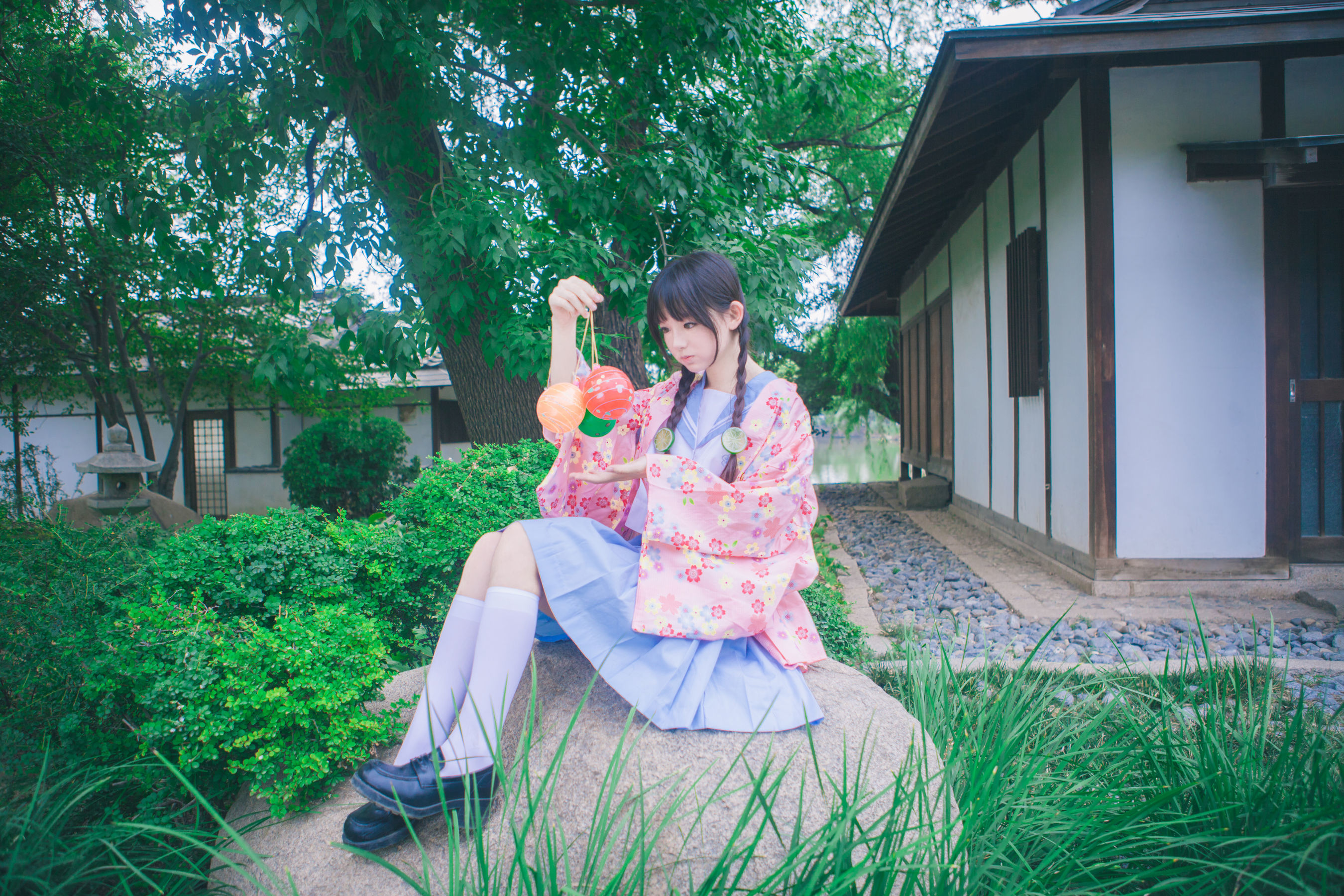 可爱妹妹樱群 和服 [17P]