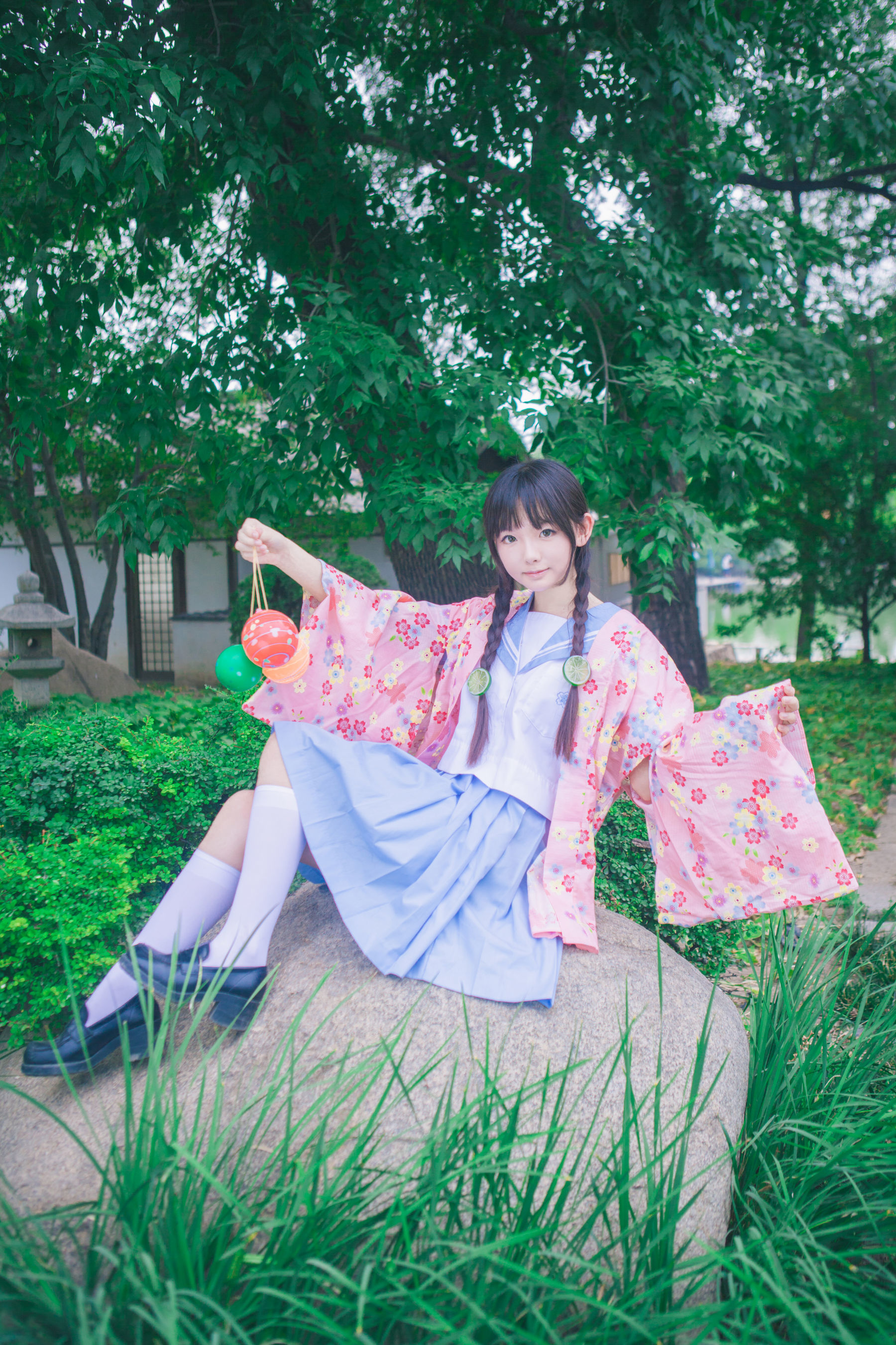 可爱妹妹樱群 和服 [17P]