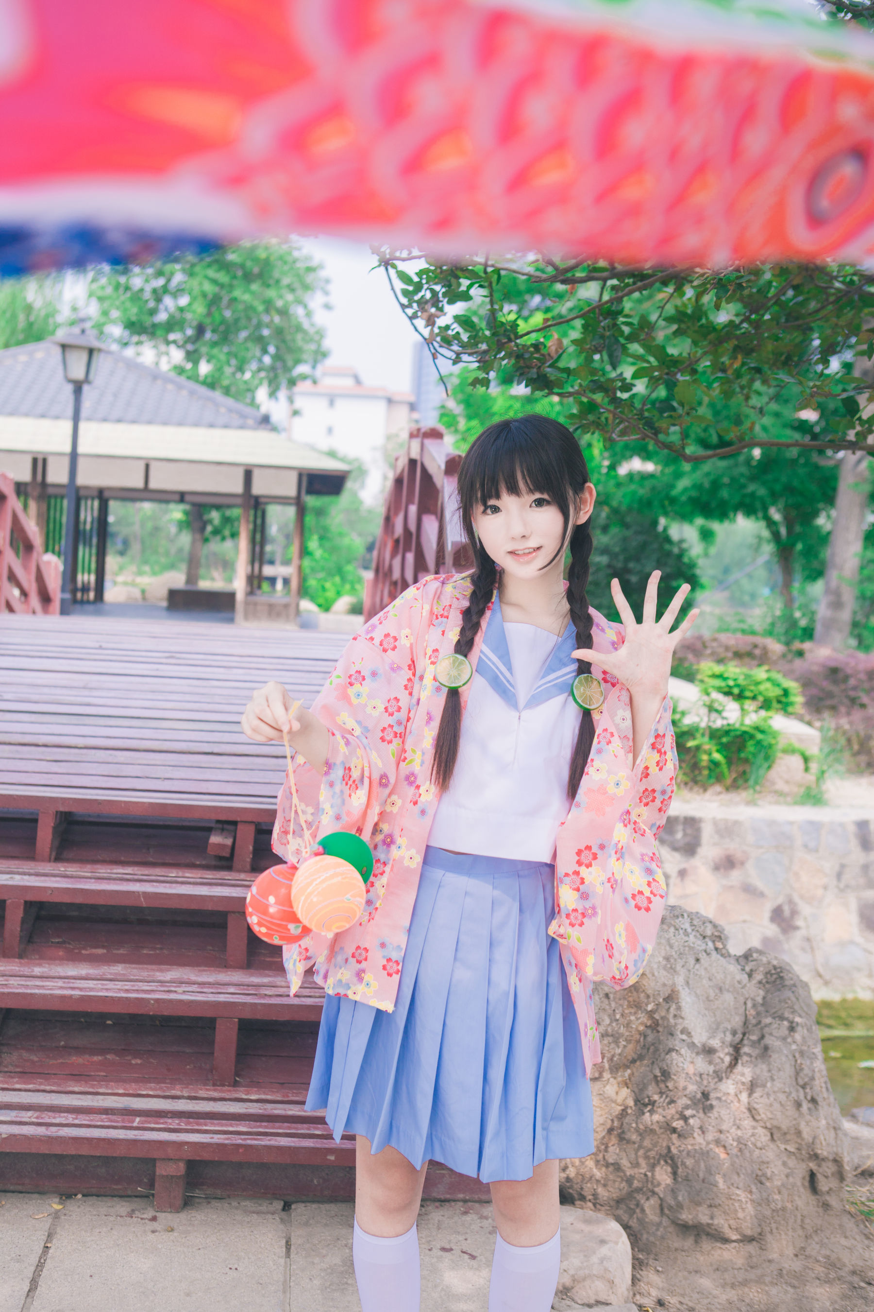 可爱妹妹樱群 和服 [17P]