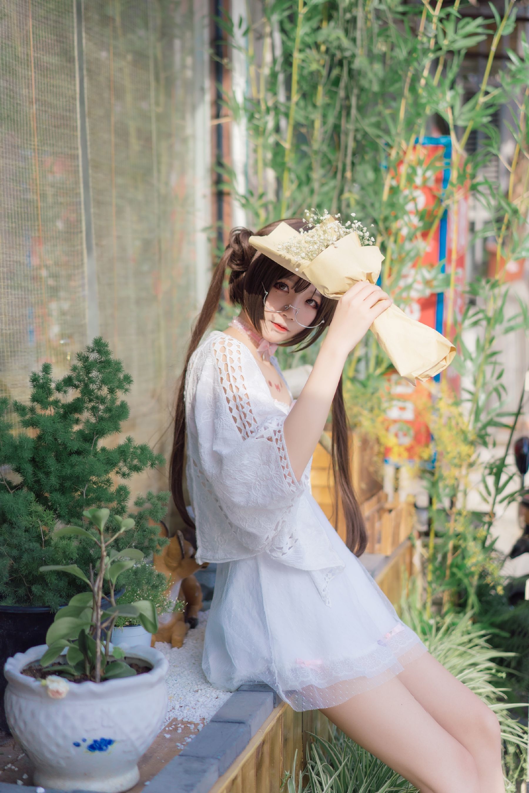 清纯少女五更百鬼 日常 双马尾 [10P]