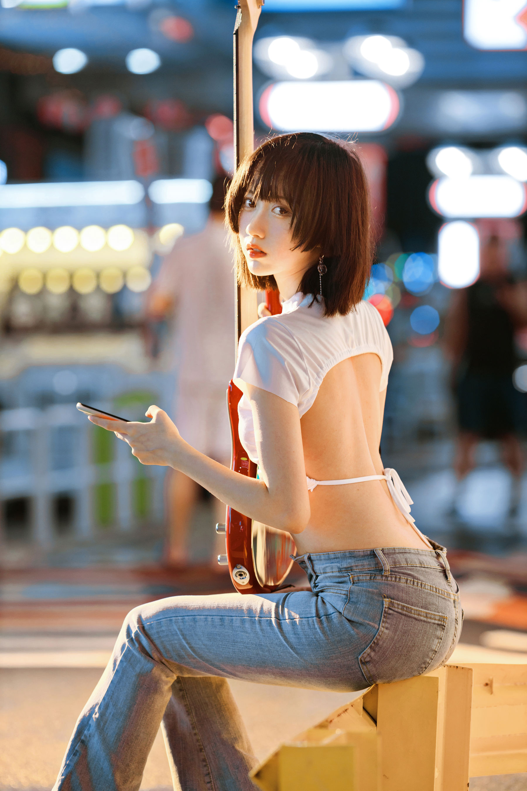 萌系小姐姐木绵绵OwO – 贝斯与妹妹2 [28P]