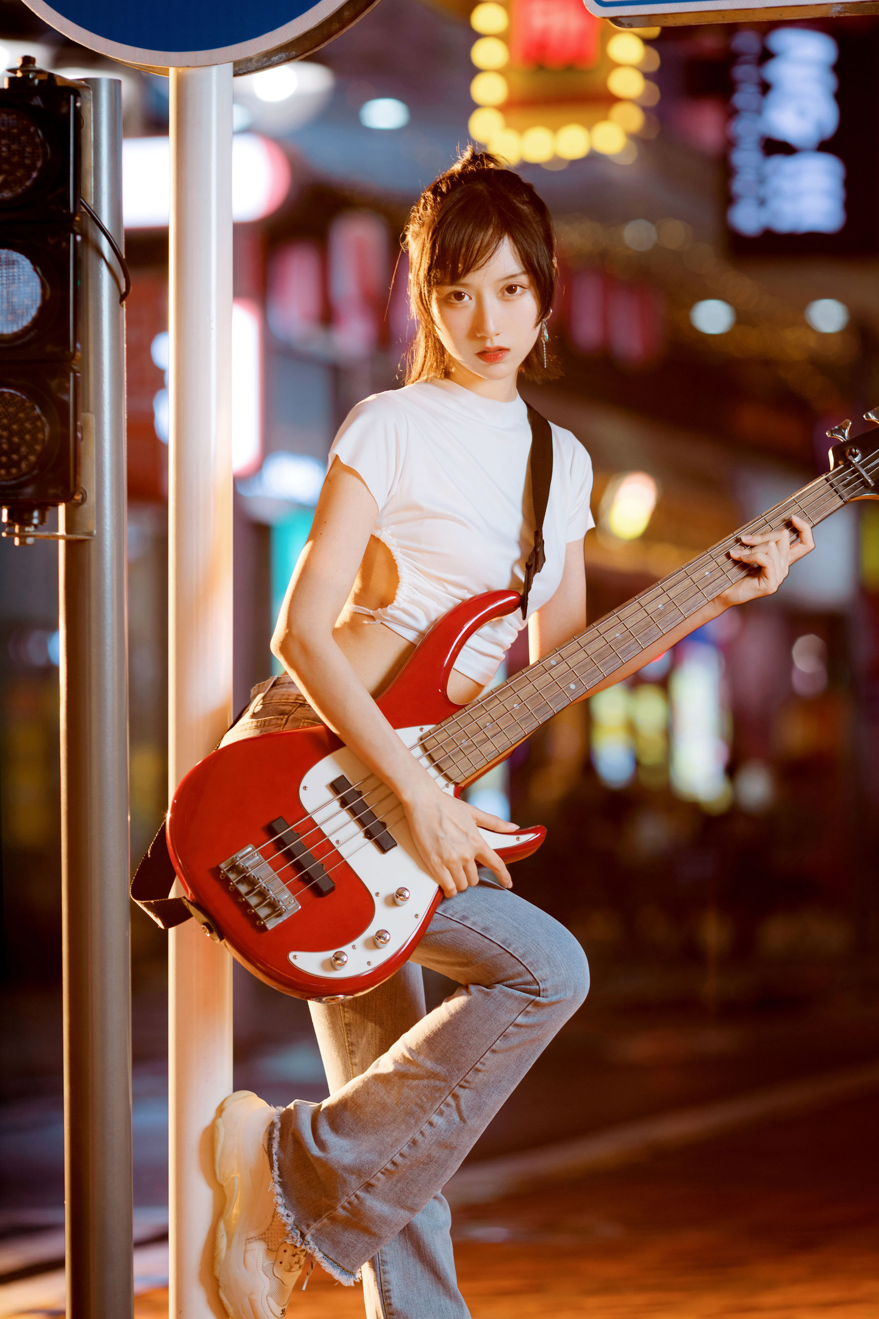 萌系小姐姐木绵绵OwO – 贝斯与妹妹2 [28P]