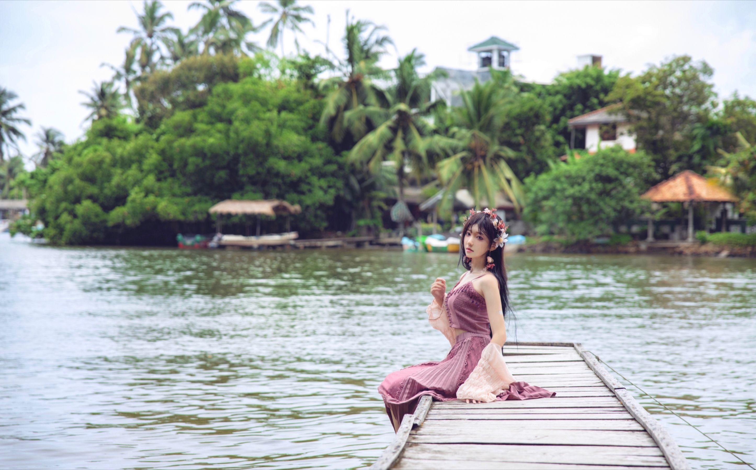 [Cosplay写真] 动漫博主南桃Momoko – 紫日常 [10P]