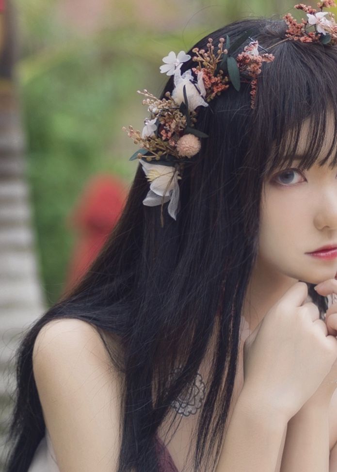 [Cosplay写真] 动漫博主南桃Momoko – 紫日常 [10P]