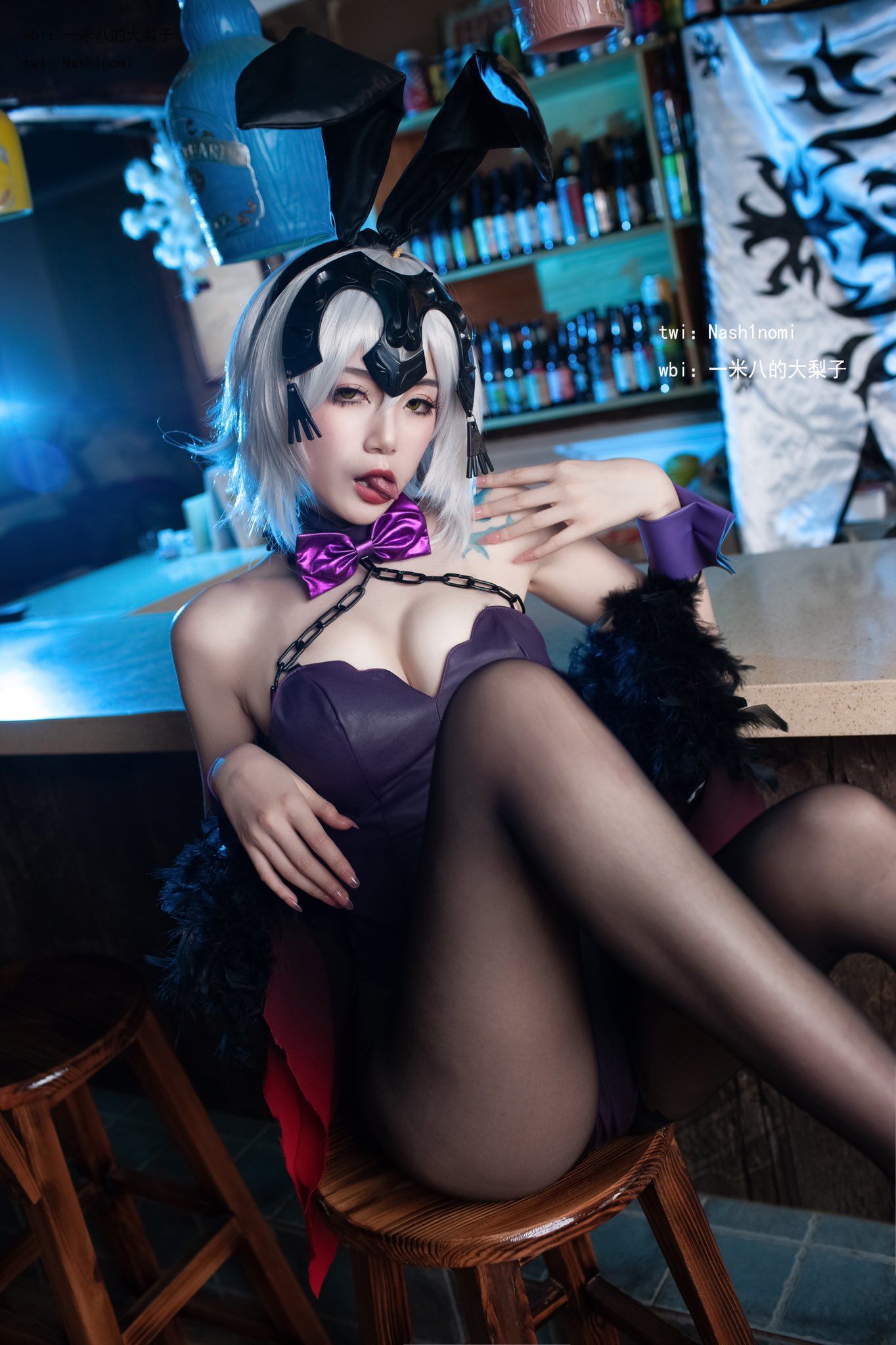 一米八的大梨子 – 黑贞兔女郎 [11P]