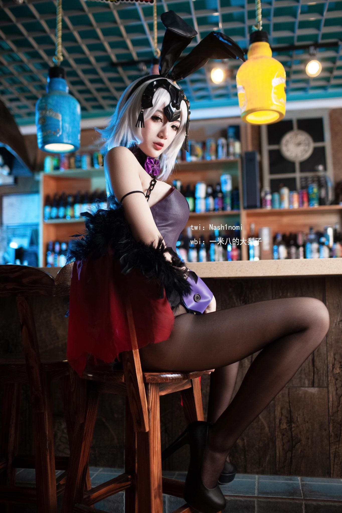 一米八的大梨子 – 黑贞兔女郎 [11P]