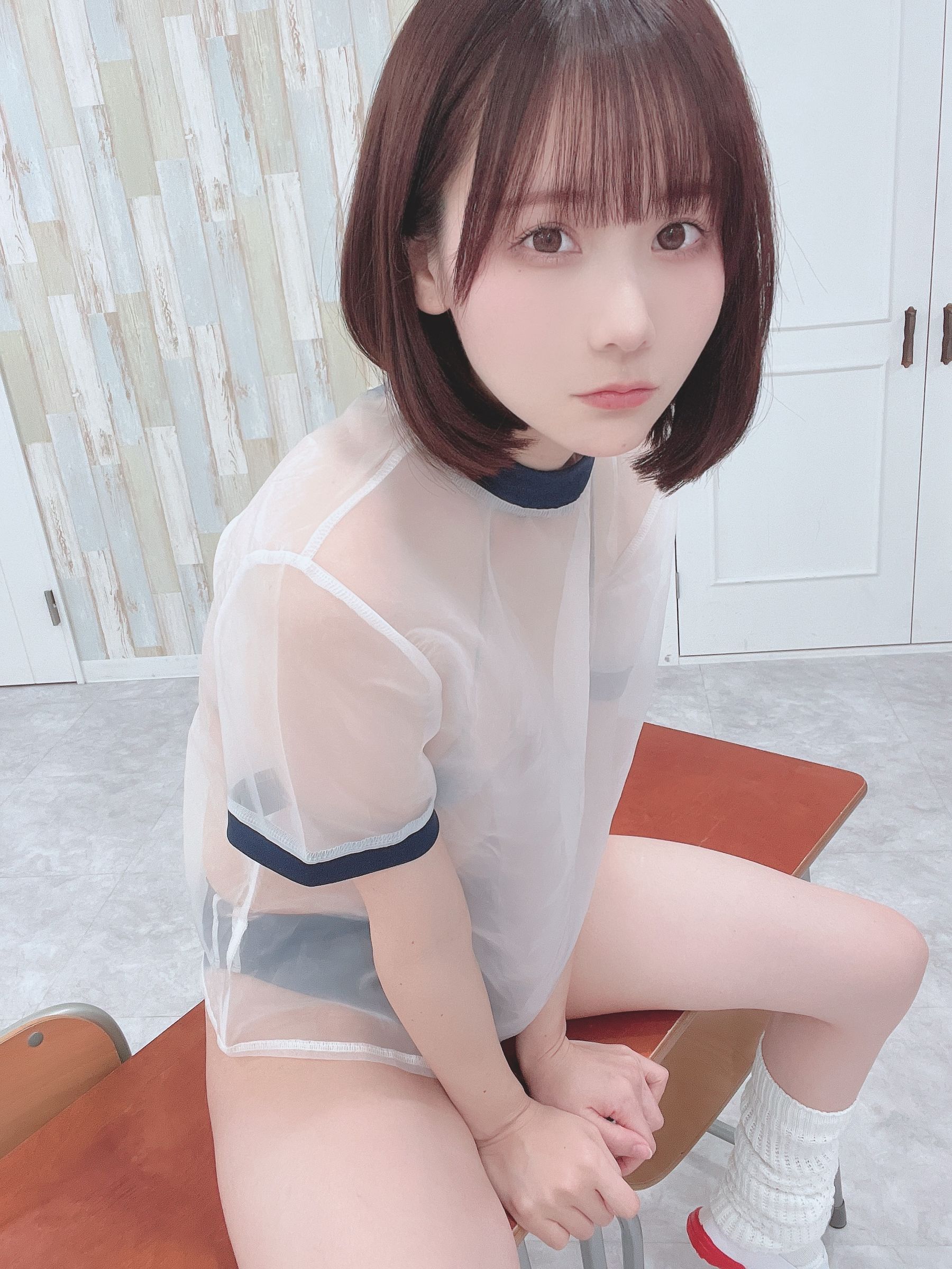 日本甜美COSERけんけん[fantia] 2022-11-10 透視体操服 [20P]