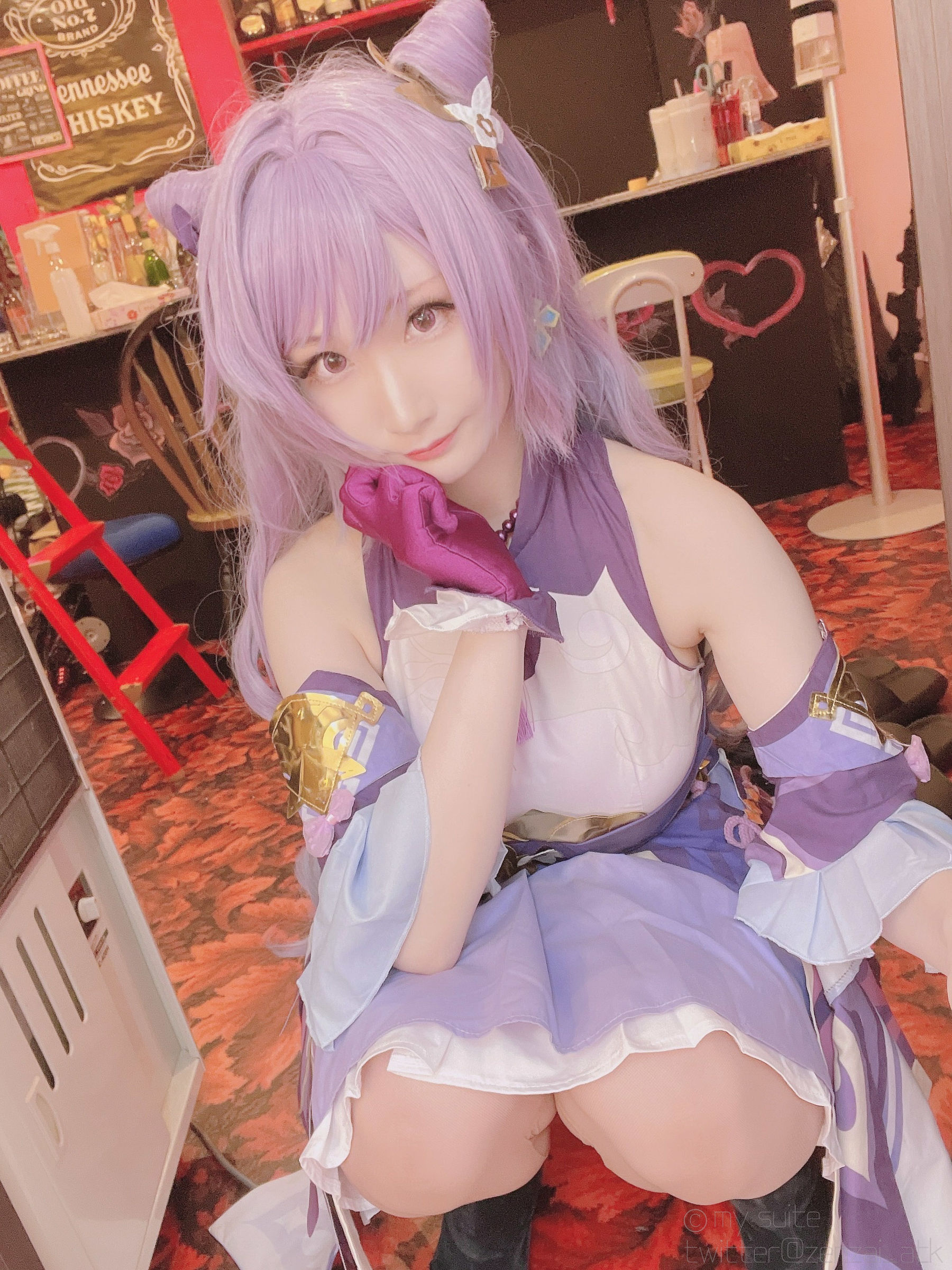 (Cosplay)[my suite] Atsuki あつき – Keqing 刻晴 (Genshin Impact) [47P]