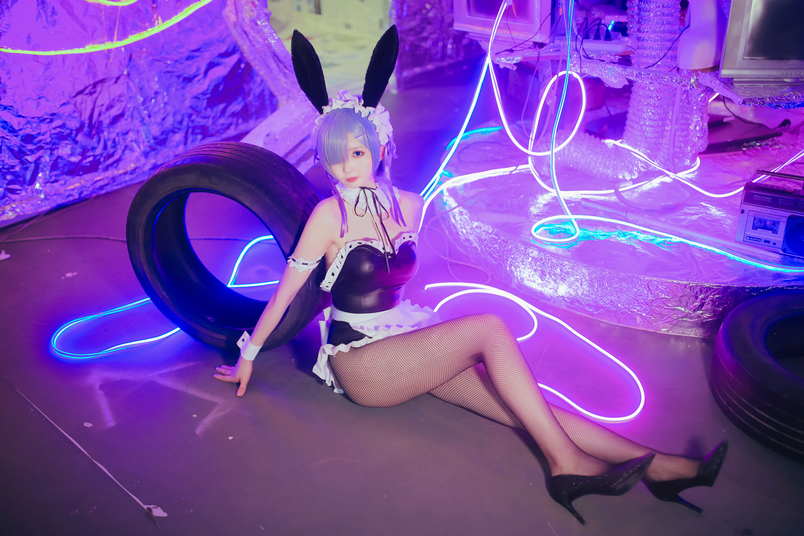 动漫博主封疆疆v – 蕾姆兔女郎 [18P]