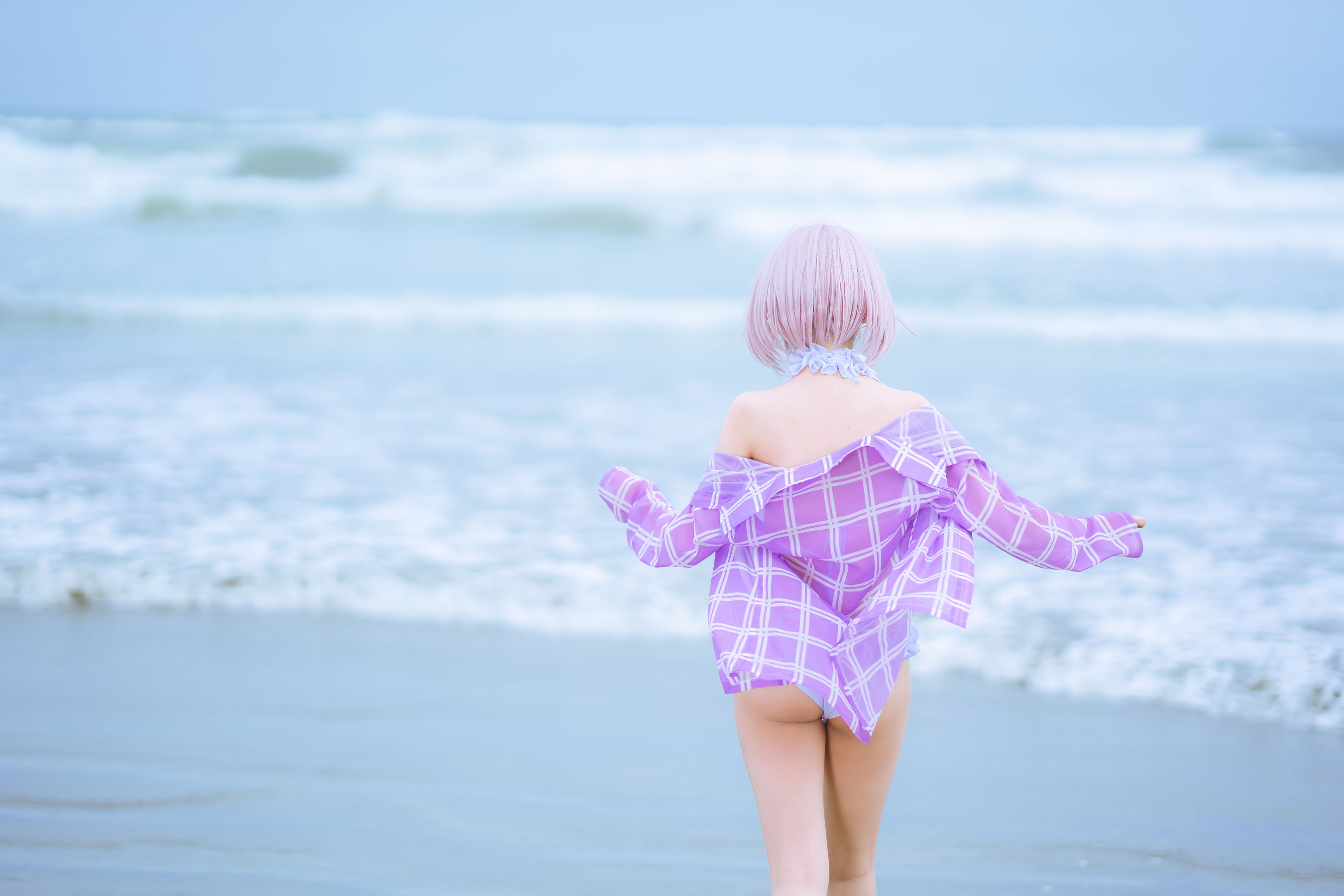 动漫博主果咩酱w – 海边玛修 [35P]