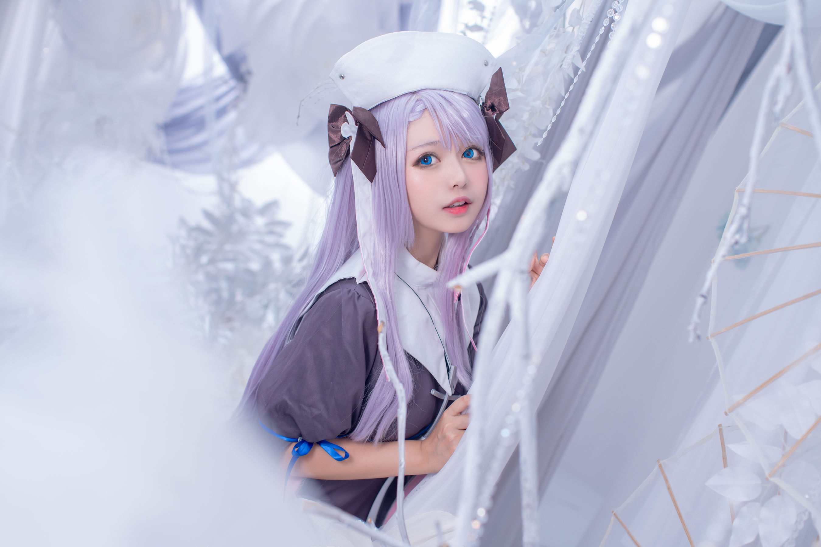 大眼萌妹黑猫猫OvO – 女灶神 [14P]