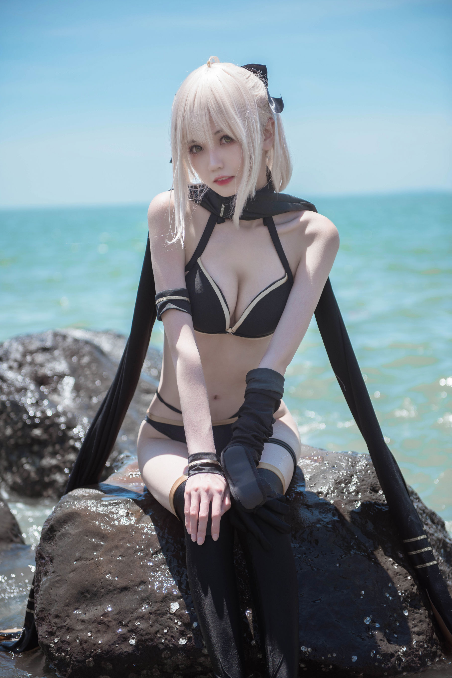 小妖精你的负卿 – 冲田总司泳装 [22P]