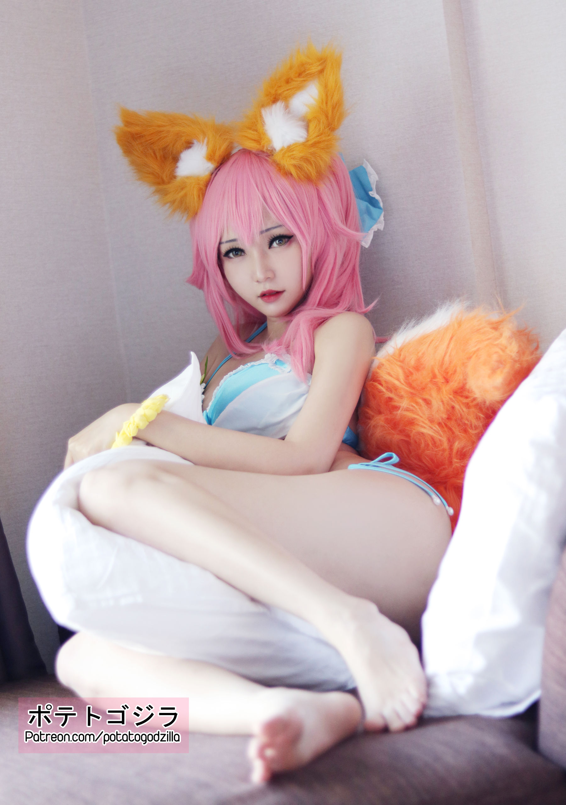 Coser小姐姐Potato Godzilla – Tamamo Bikini [20P]
