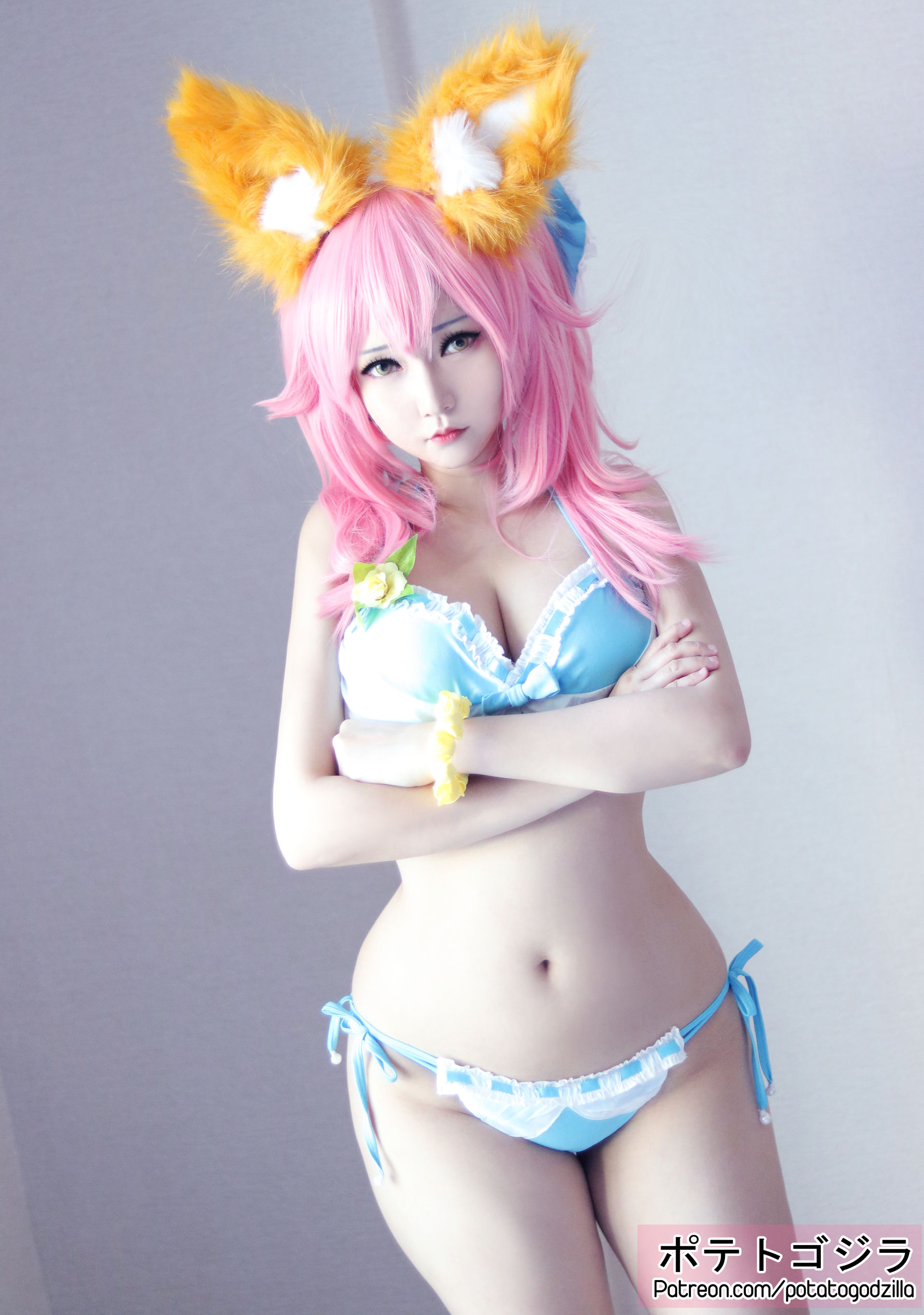 Coser小姐姐Potato Godzilla – Tamamo Bikini [20P]