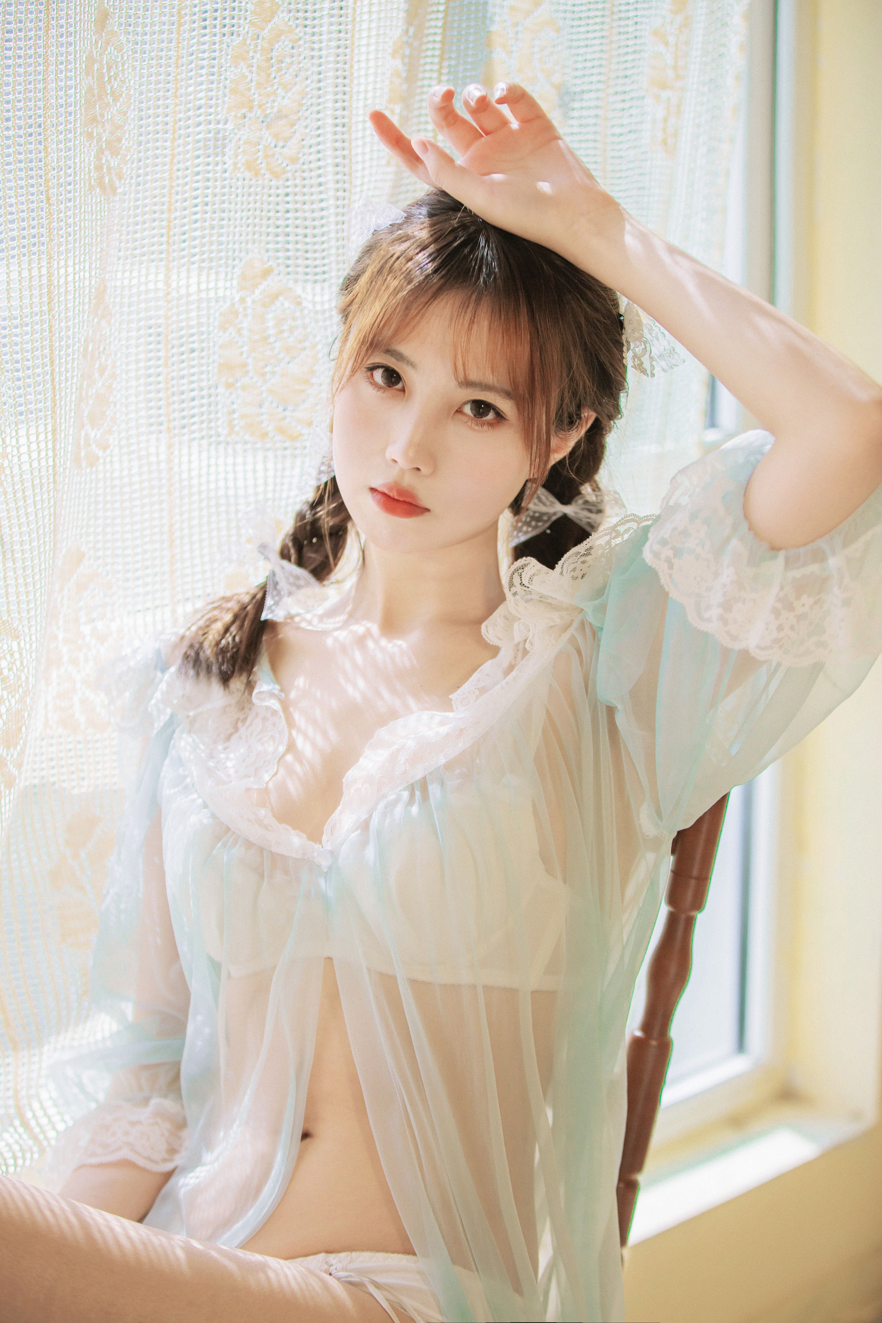 次元少女念雪ww – 蓝纱衣 [40P]