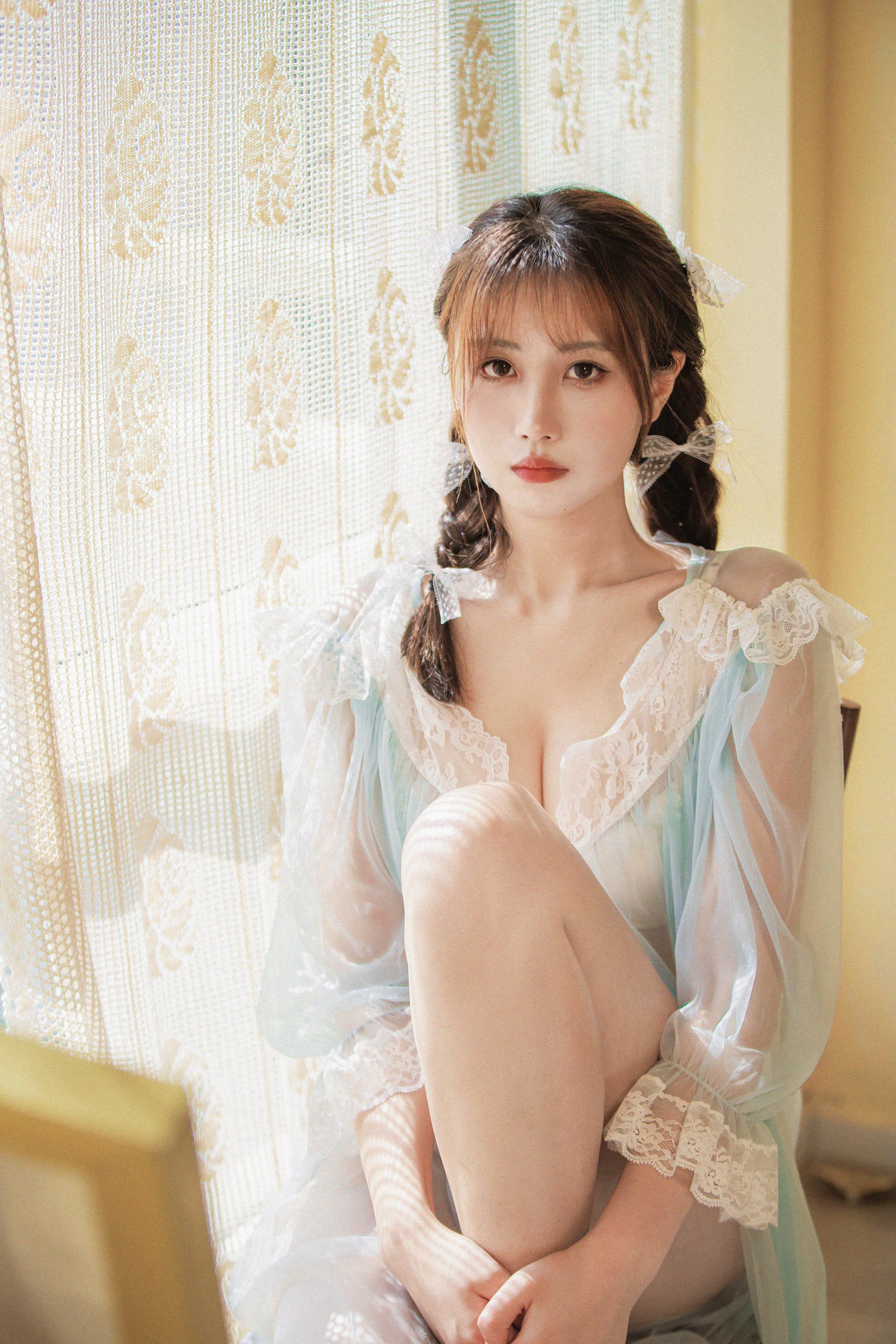 次元少女念雪ww – 蓝纱衣 [40P]