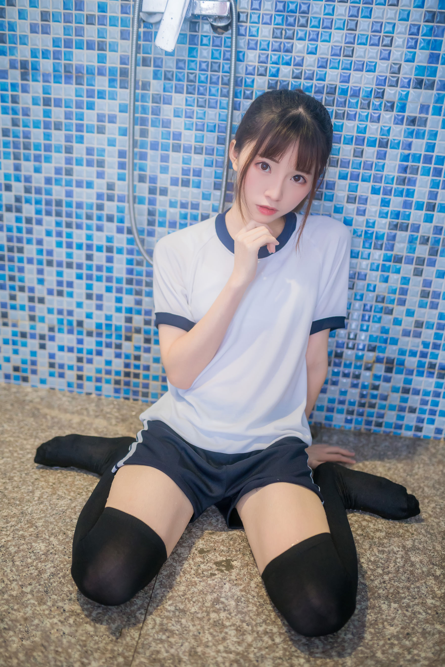 动漫博主Kitaro_绮太郎 – 湿身体操服 [45P]