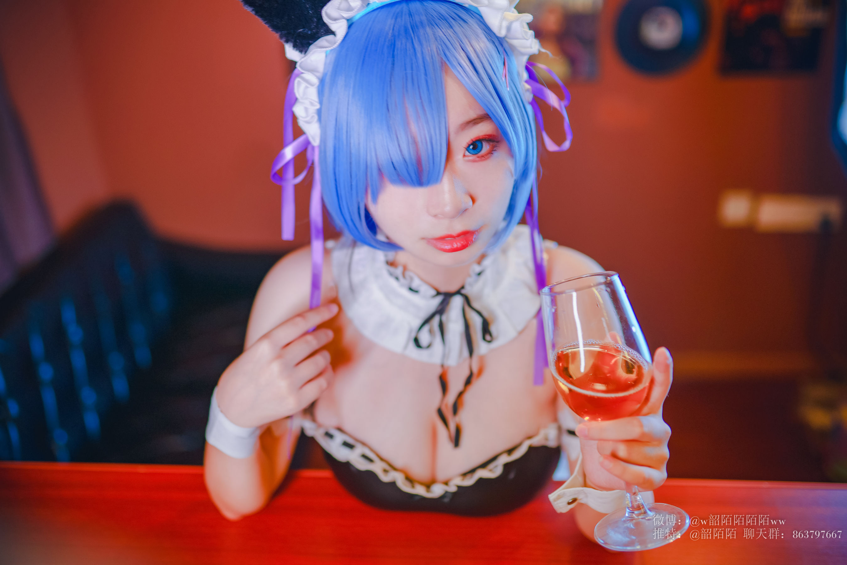 Cosplay美女韶陌陌 雷姆 [33P]