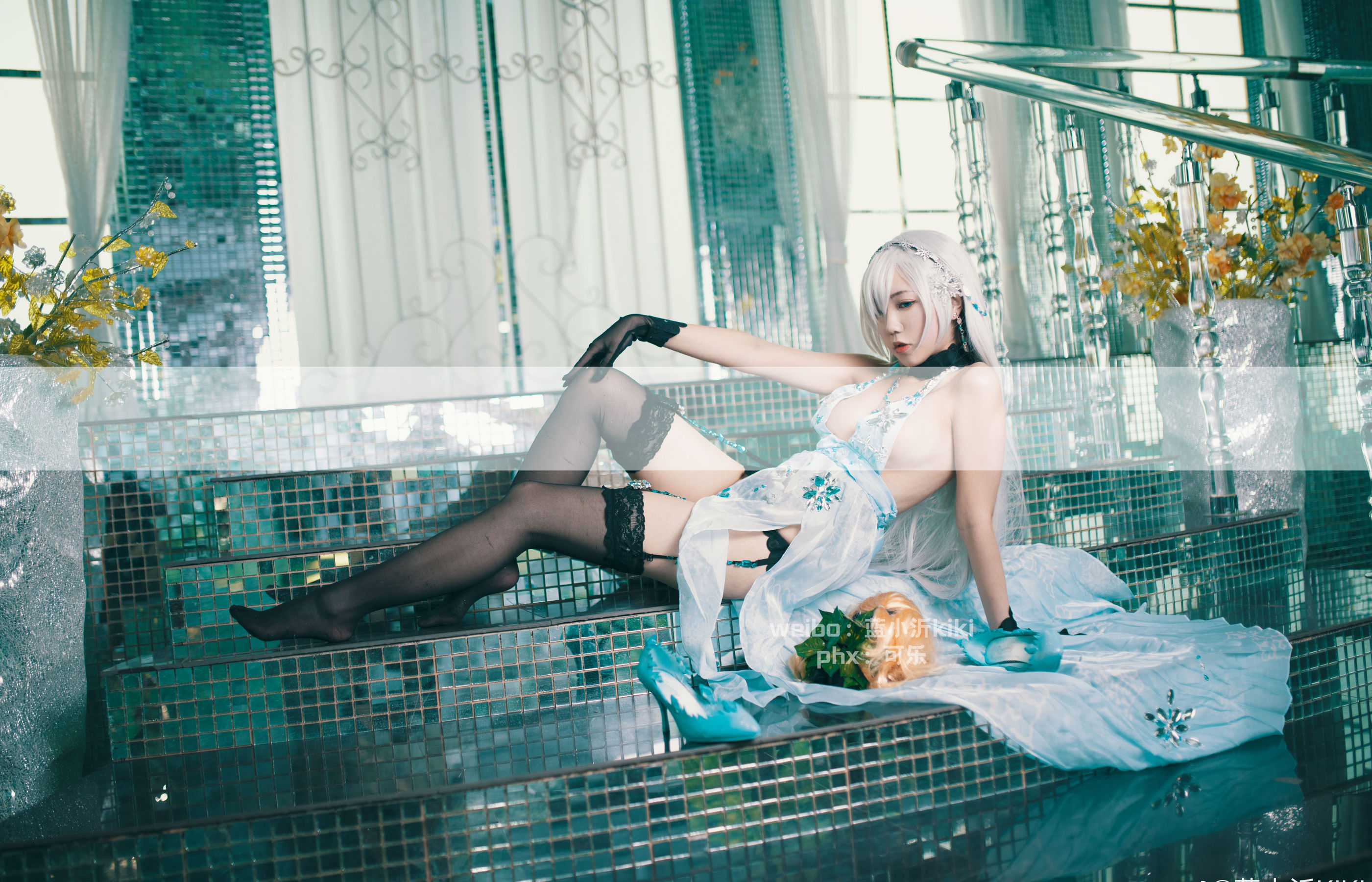 微博萌妹蓝小沂KiKi – 安娜斯塔西娅同人cos [7P]