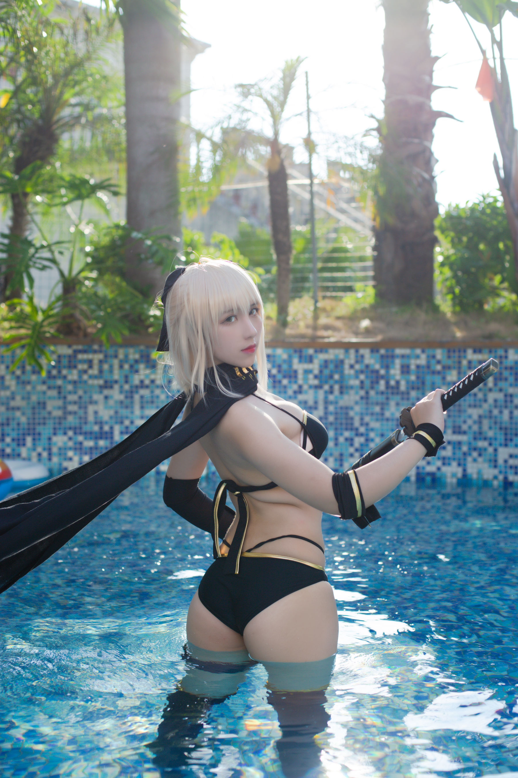 动漫博主九曲Jean – 冲田泳装 [19P]