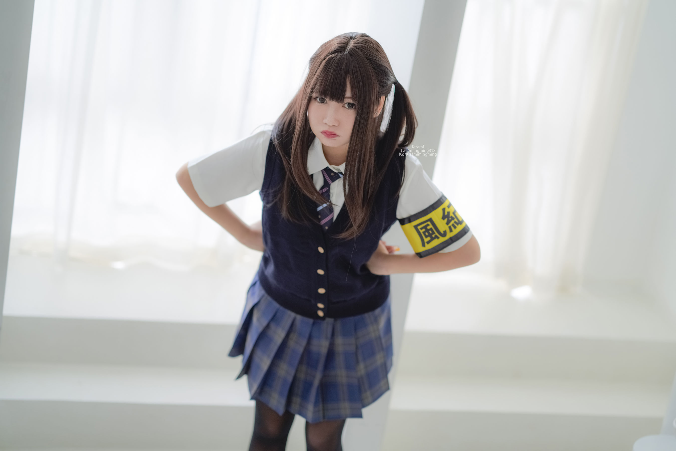 銘銘Kizami – JK黑丝 [126P]