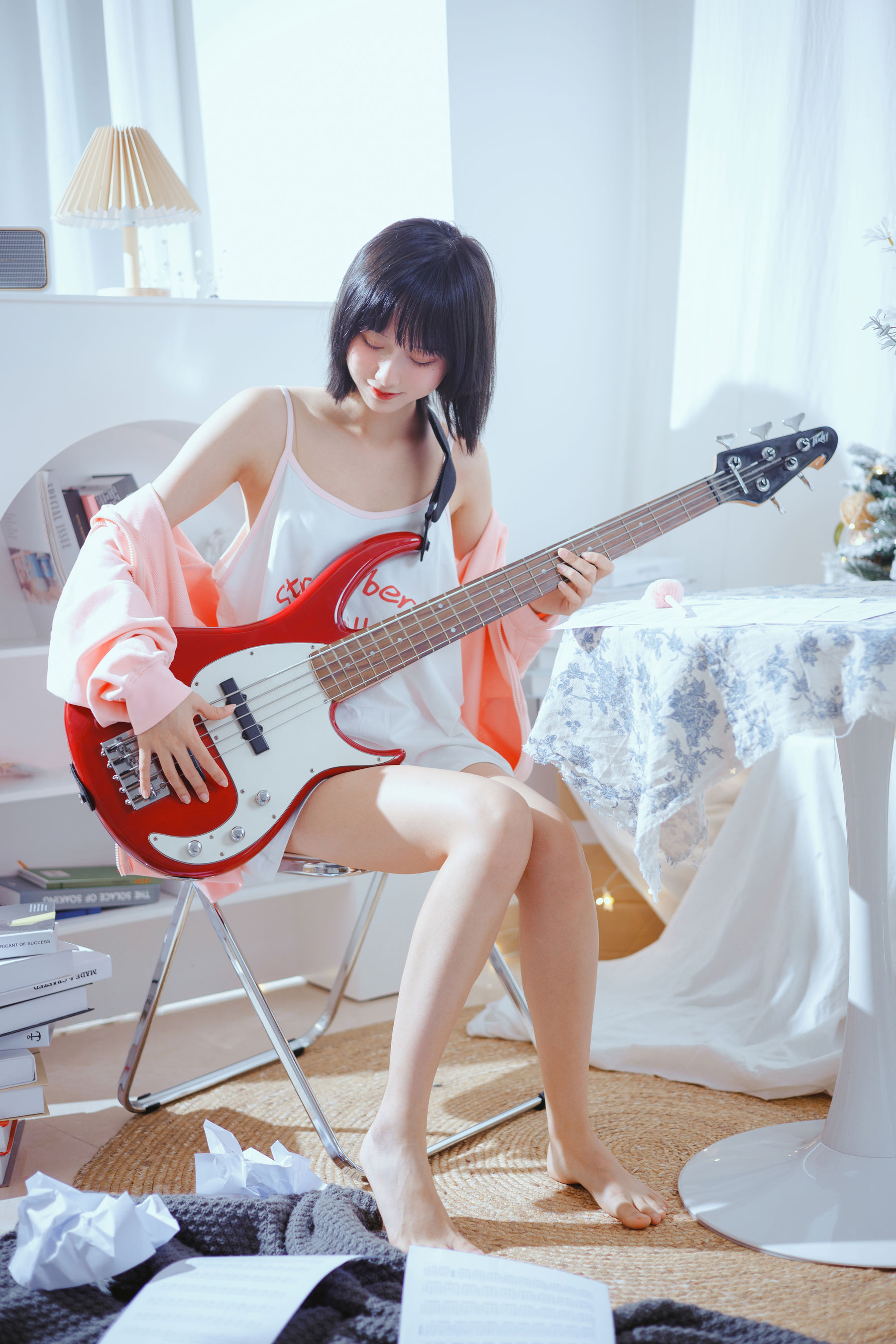 萌系小姐姐木绵绵OwO – 贝斯与妹妹 [53P]