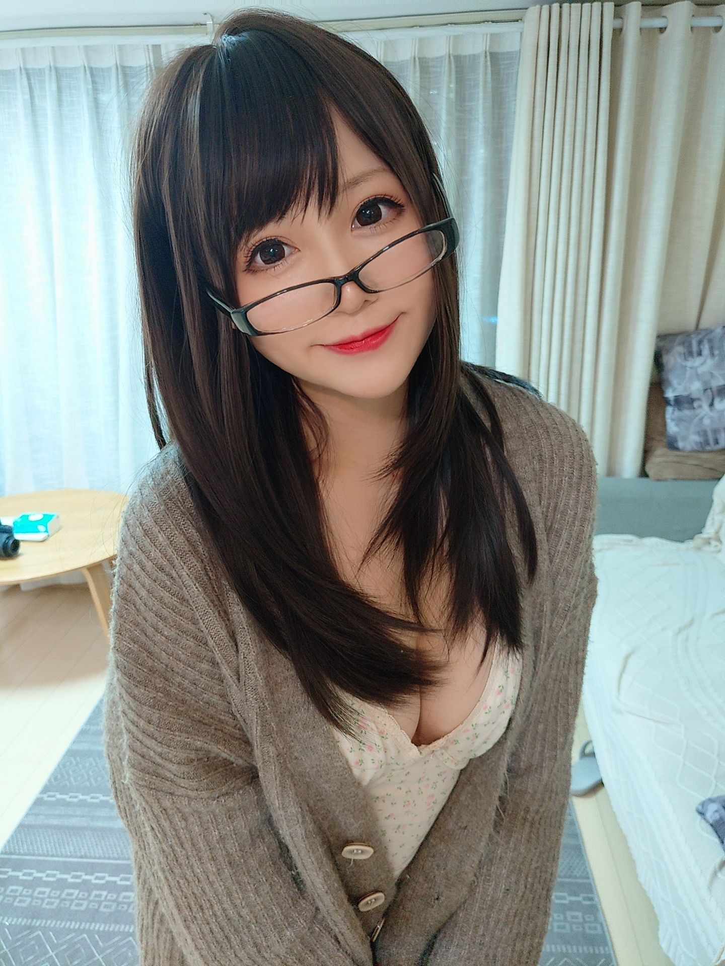 萌妹子Nyako喵子 – 妄想彼女との同棲生活 之 2组居家睡衣系列 [52P]