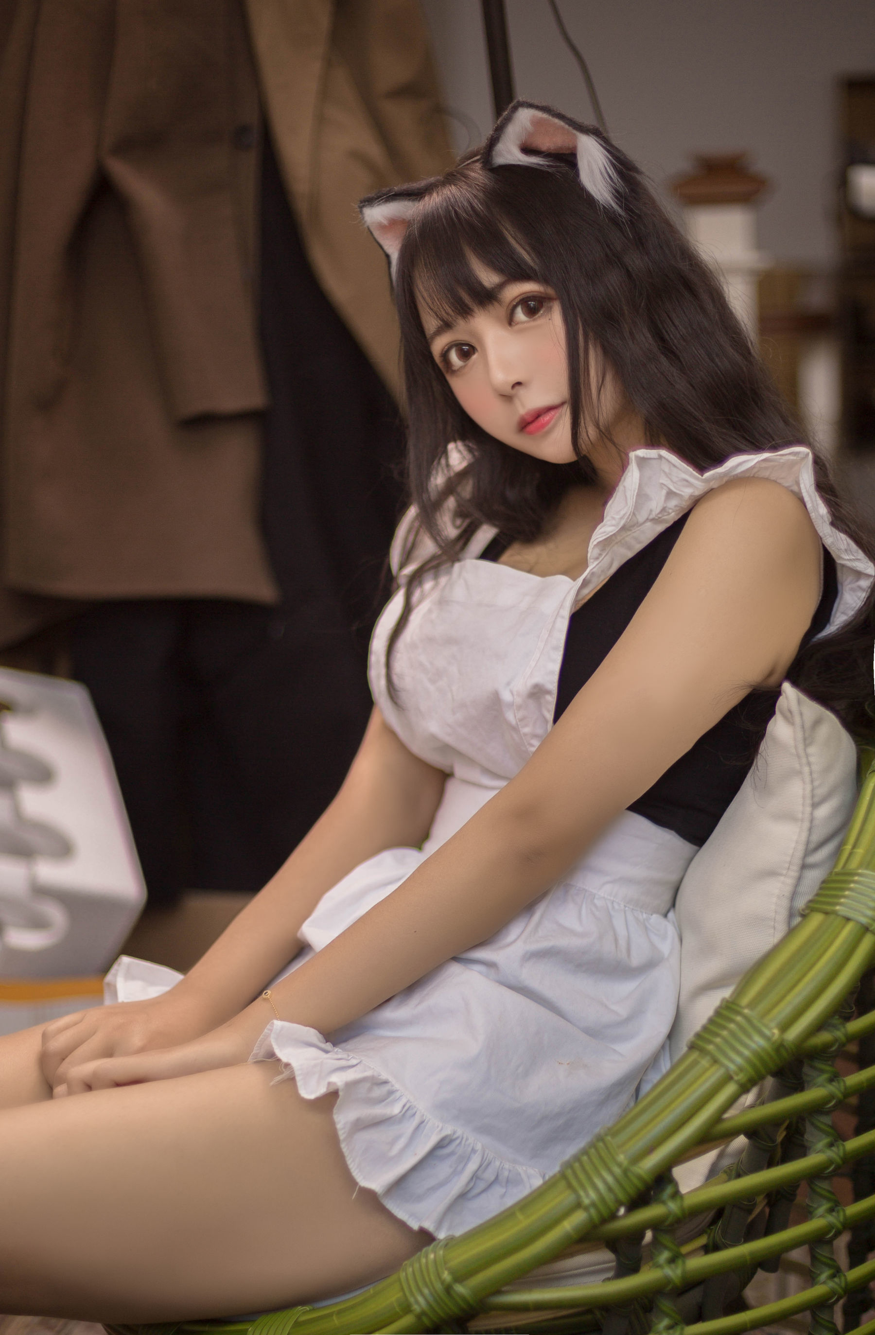 大眼萌妹黑猫猫OvO 厨房 [11P]