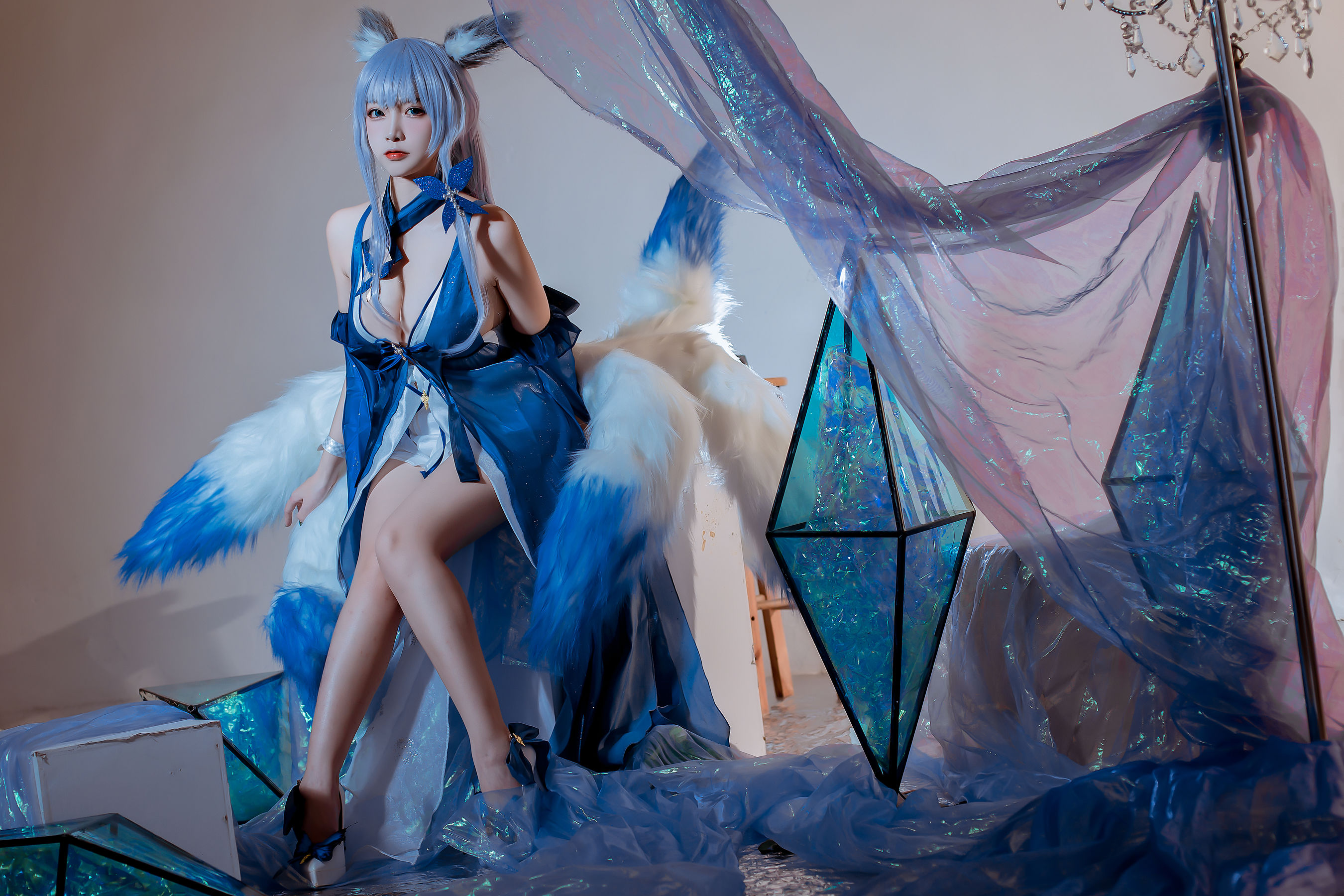 人气Coser二佐Nisa – 碧蓝信浓礼服 [12P]