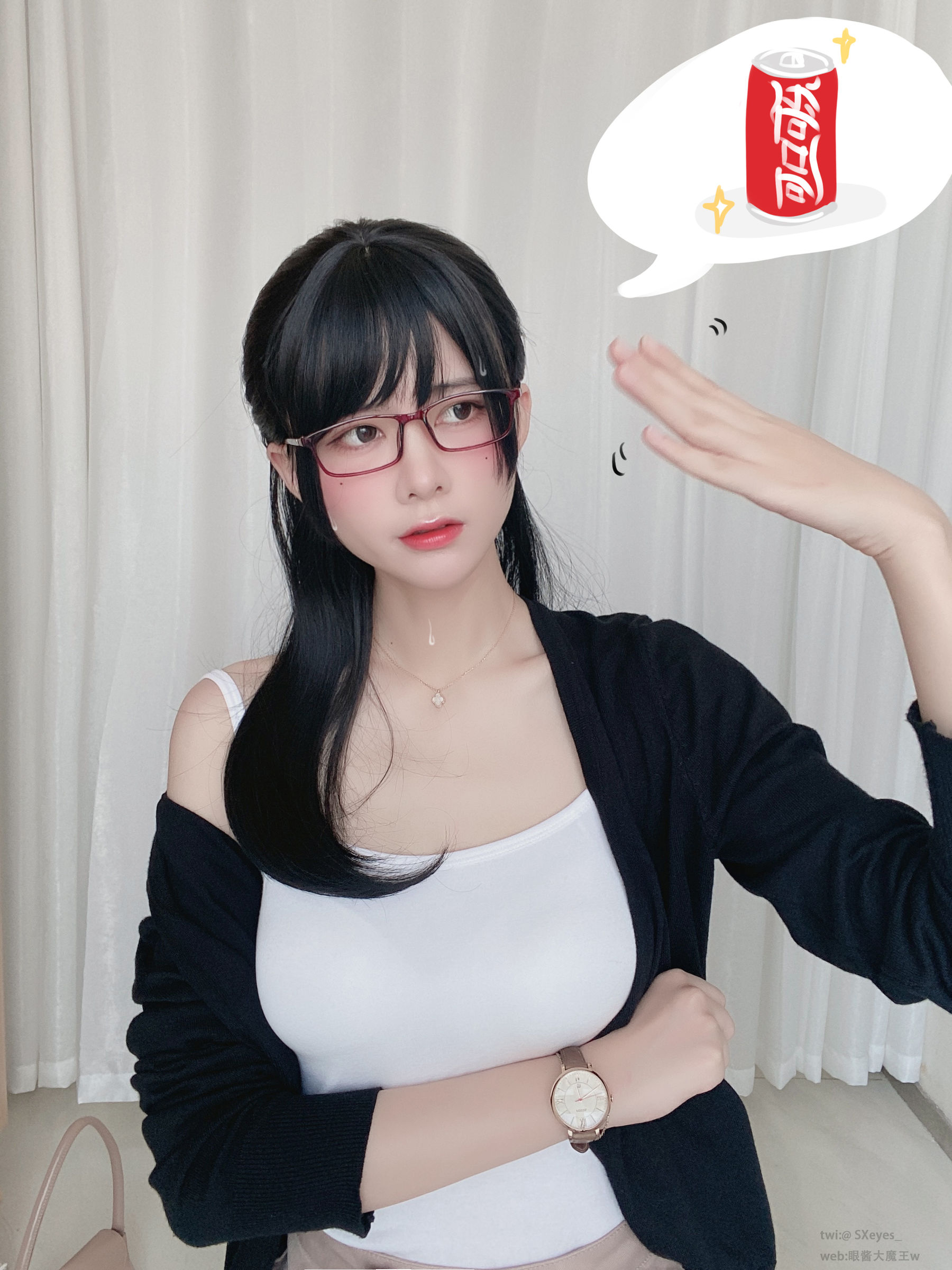 萌妹子眼酱大魔王w 爱喝可乐的OL [30P]