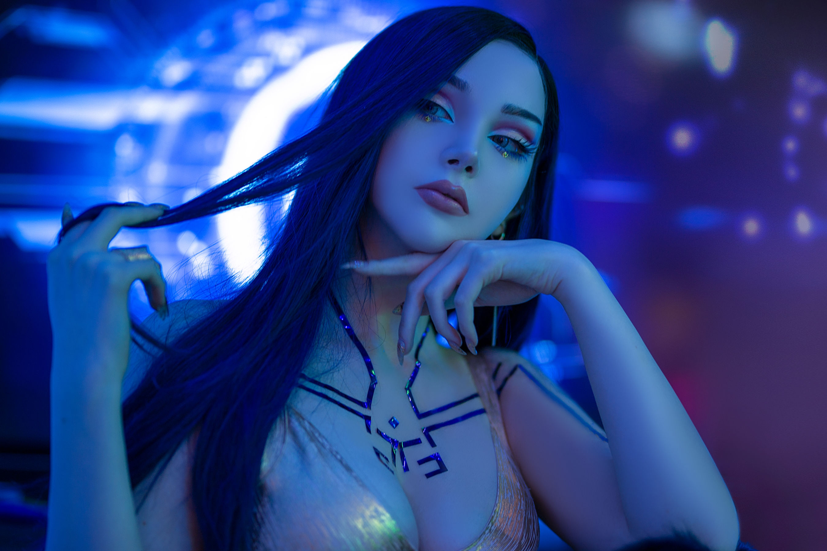 国外美女SayaTheFox – Cyberpunk Dress [15P]