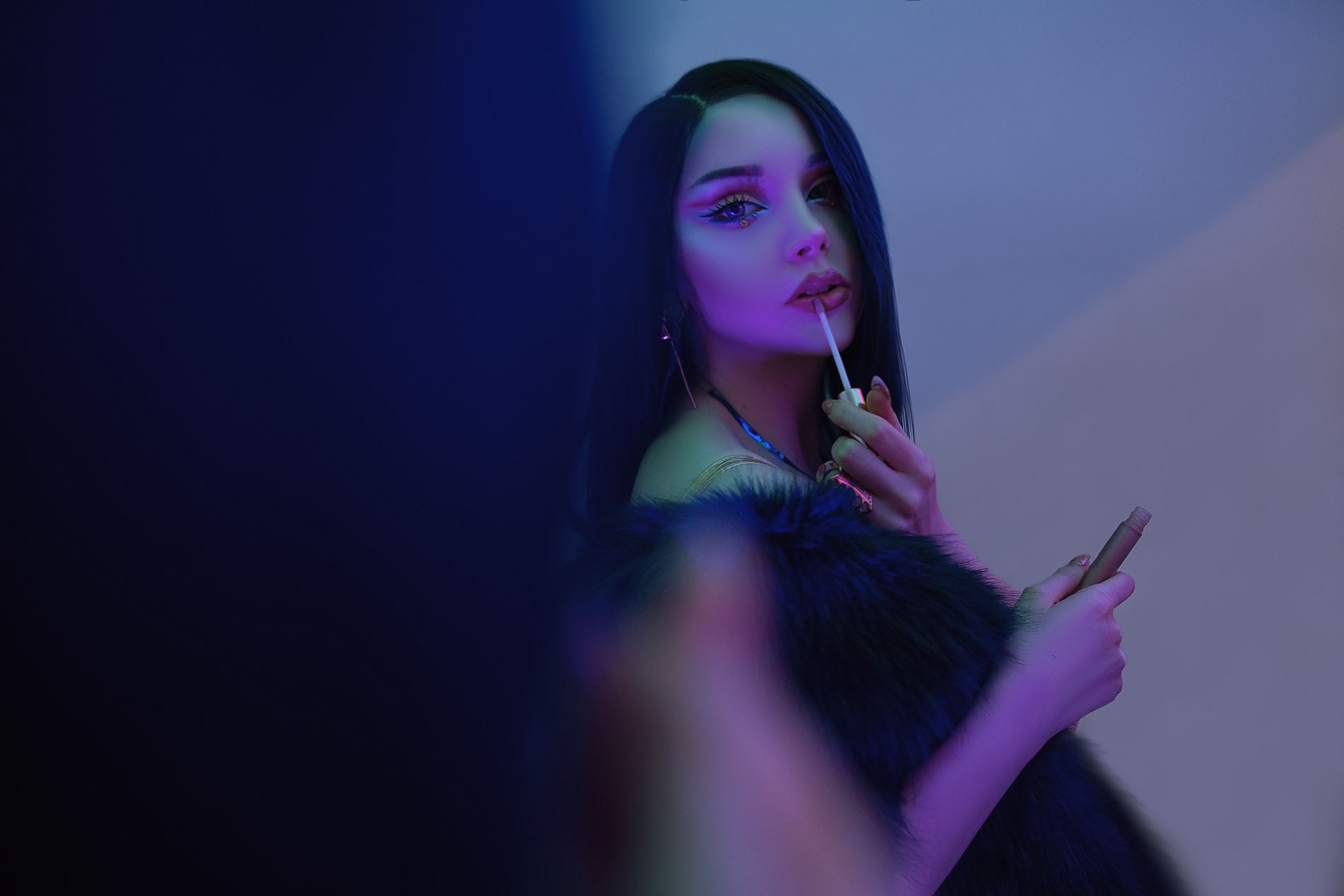 国外美女SayaTheFox – Cyberpunk Dress [15P]