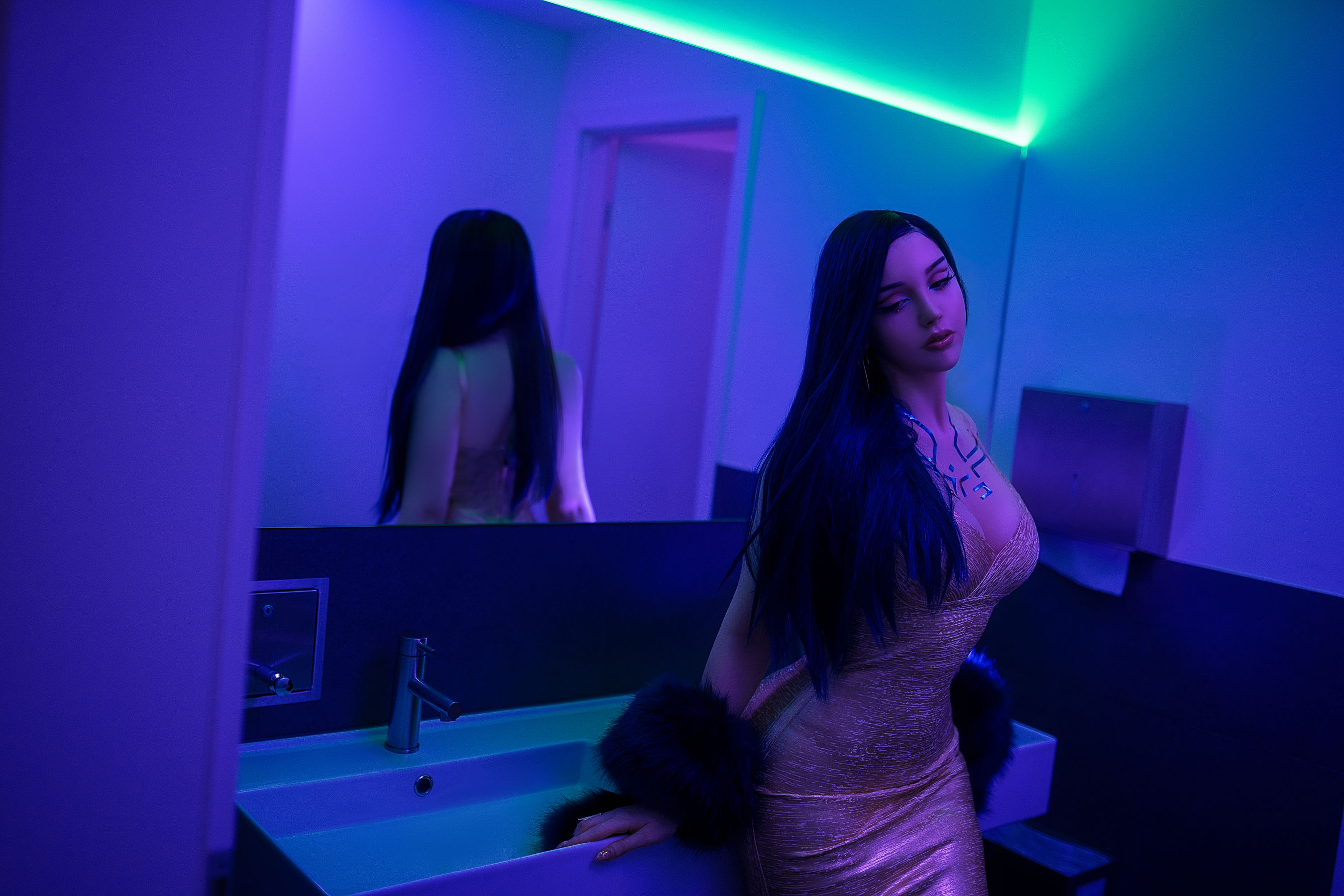 国外美女SayaTheFox – Cyberpunk Dress [15P]