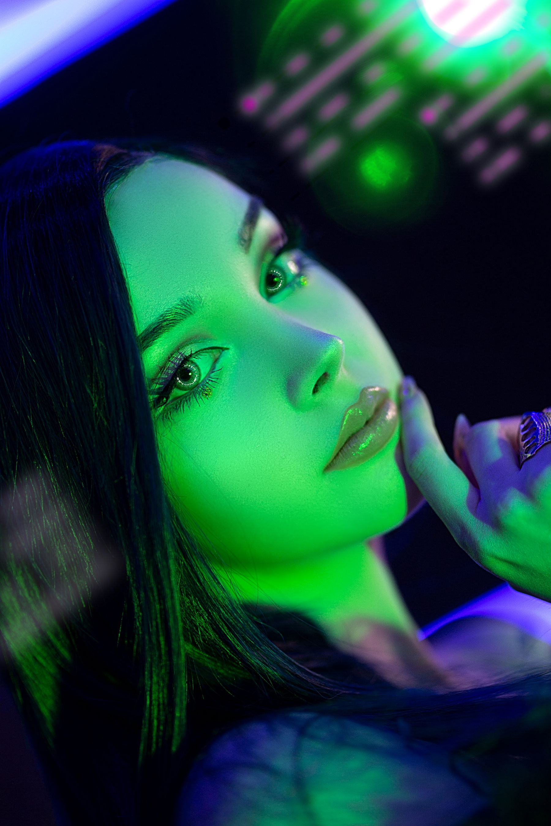 国外美女SayaTheFox – Cyberpunk Dress [15P]